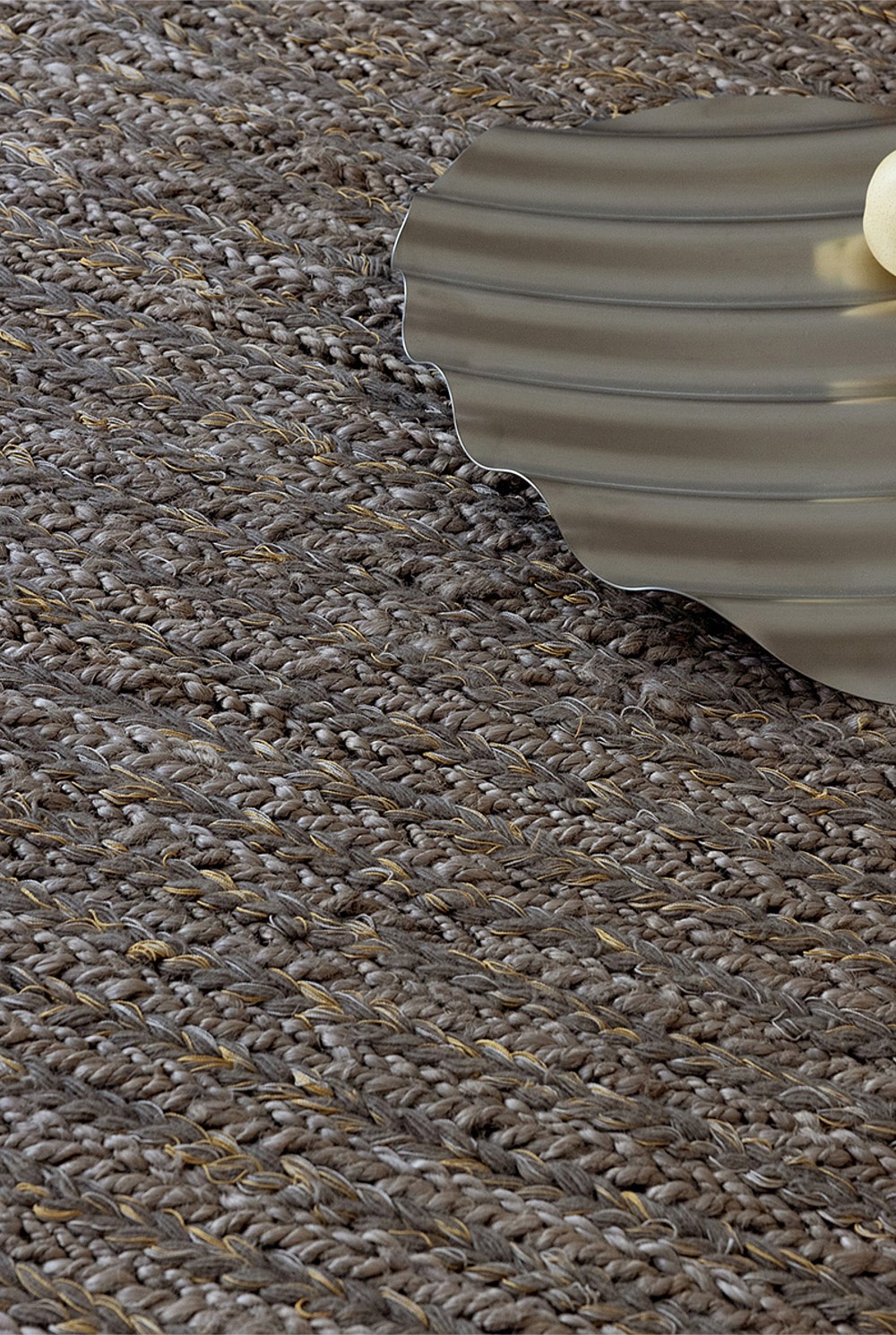 Craft Plait Stone Rug 230x160cm
