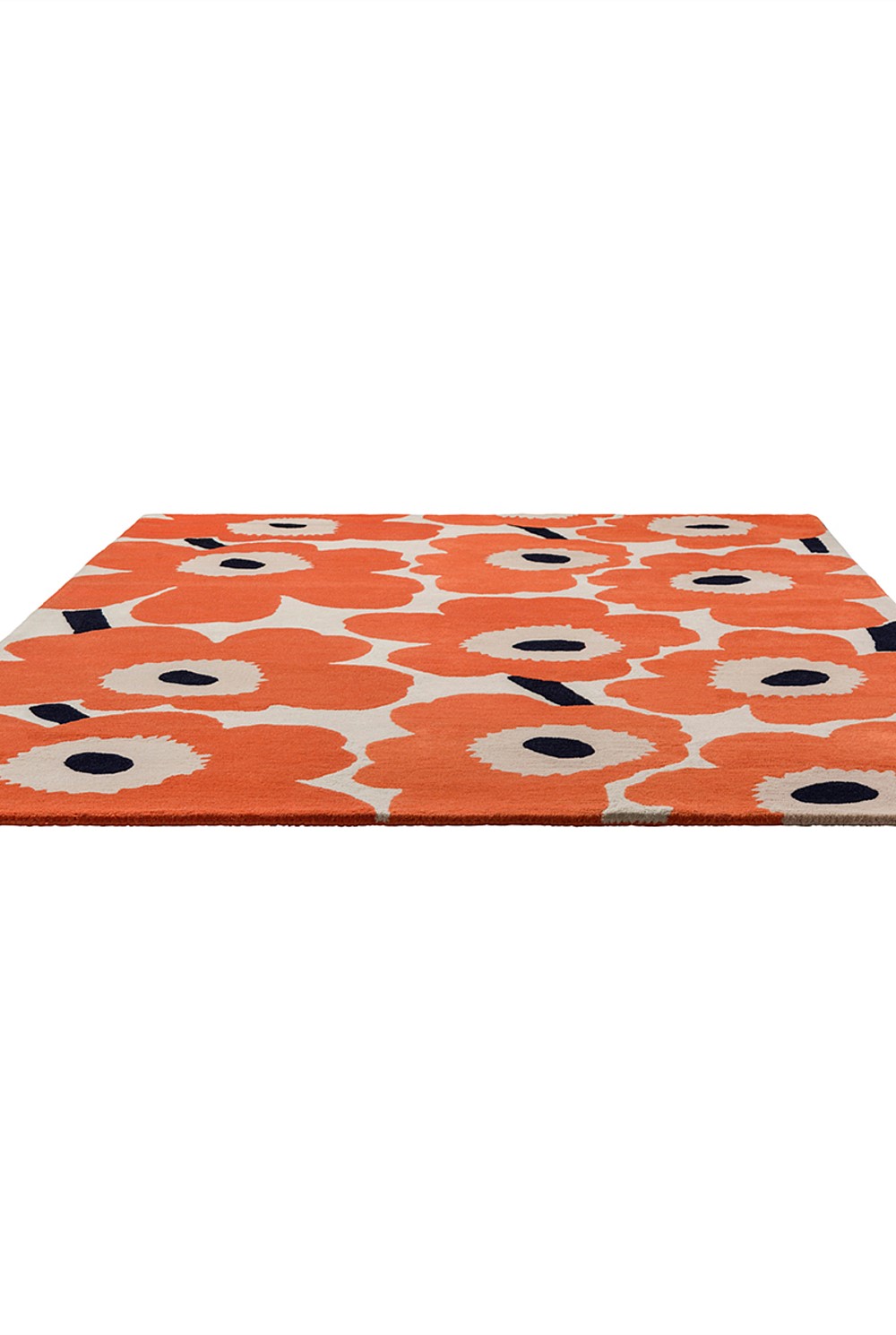 Unikko Orange Red Rug 350x250cm