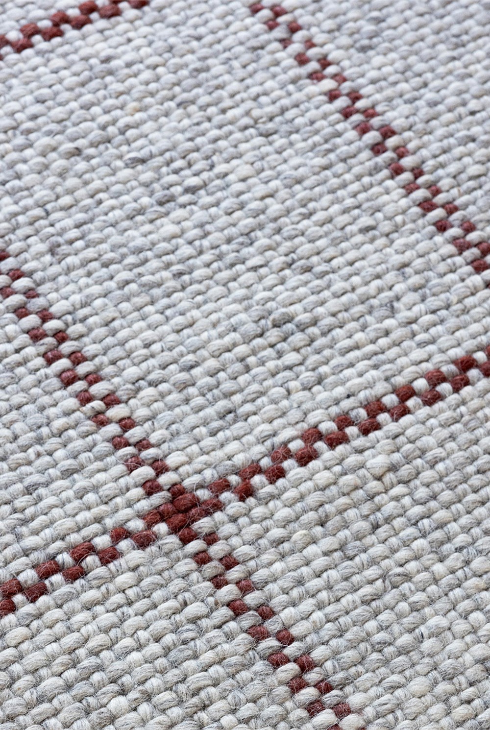 Craft Matter Check Ash Rug 350x250cm