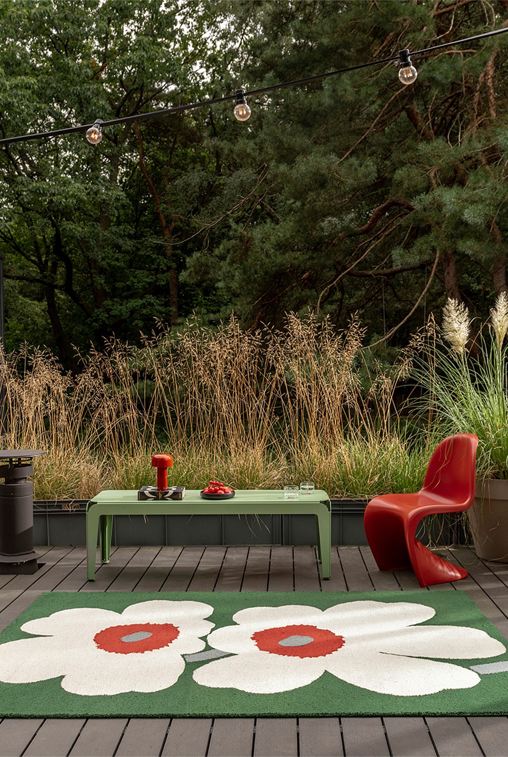 Unikko 60th Anniversary Green Rug 230x160cm