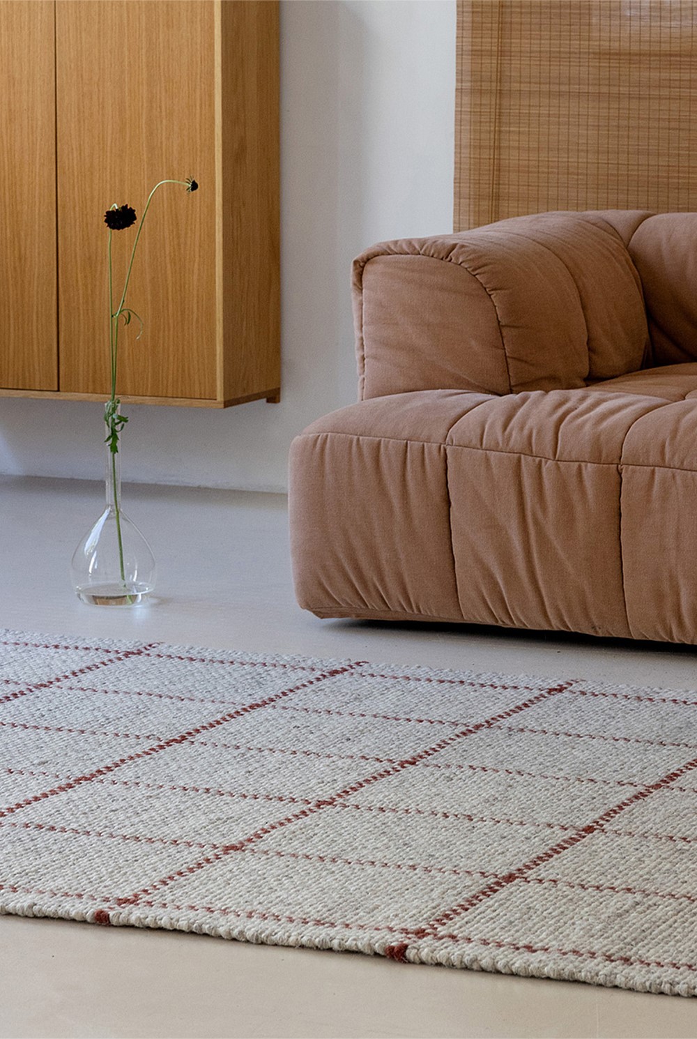 Craft Matter Check Ash Rug 280x200cm