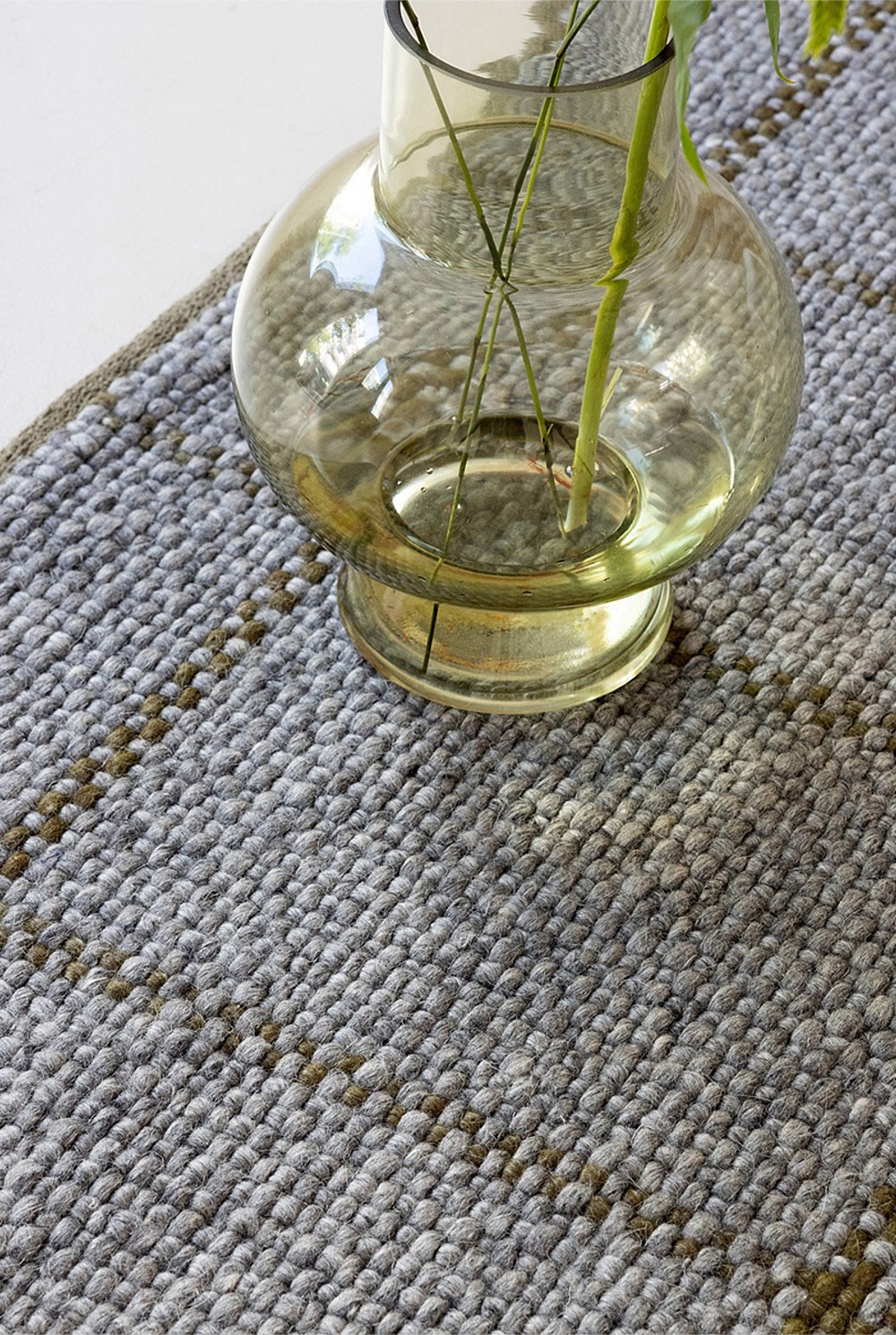Craft Matter Check Slate Rug 280x200cm