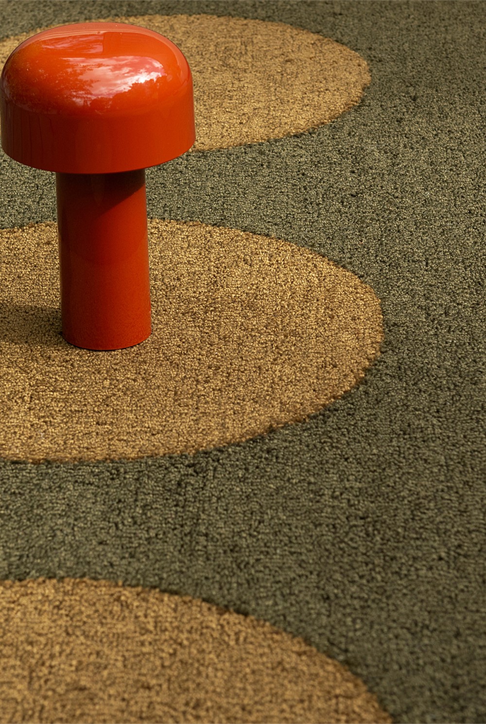 Habitat Festival Dots Olive Green Outdoor Rug 200x140cm
