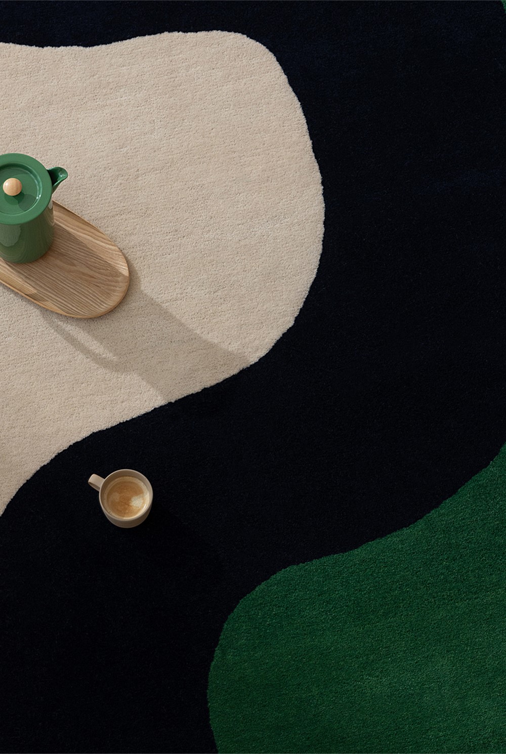 Seireeni Green Rug 350x250cm