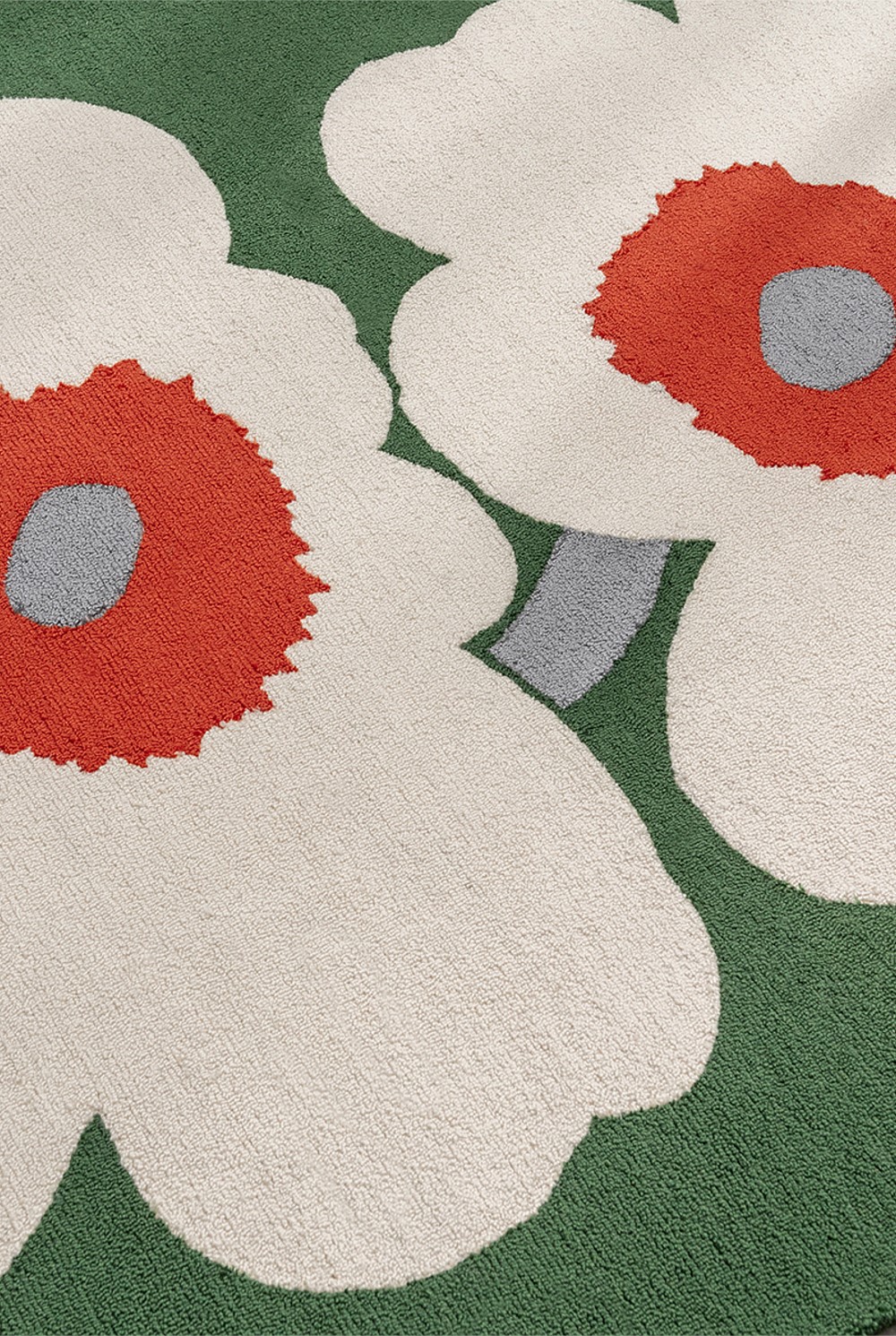 Unikko 60th Anniversary Green Rug 280x200cm
