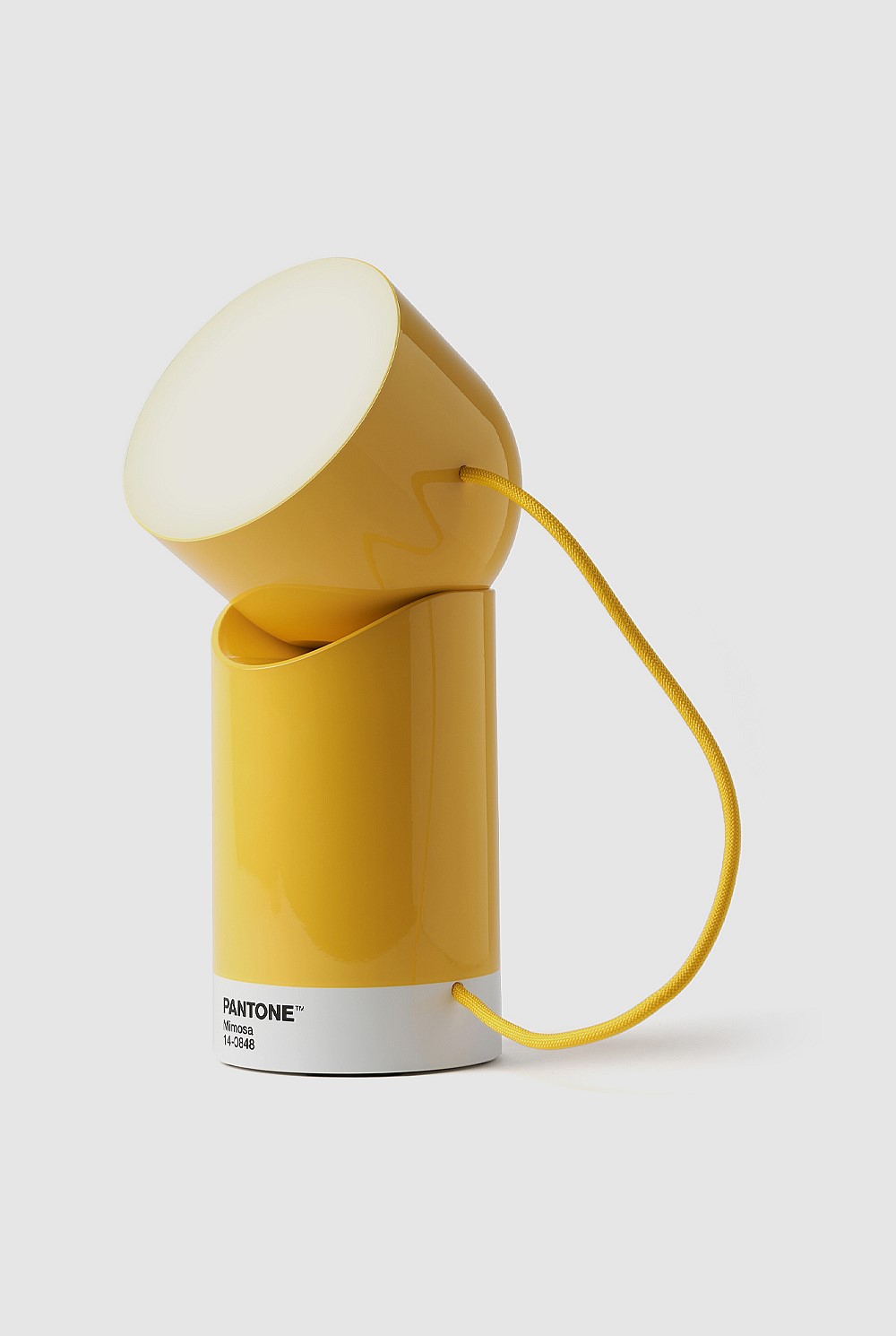 Orbe Portable Led Lamp With Moving Head Pantone - Yellow