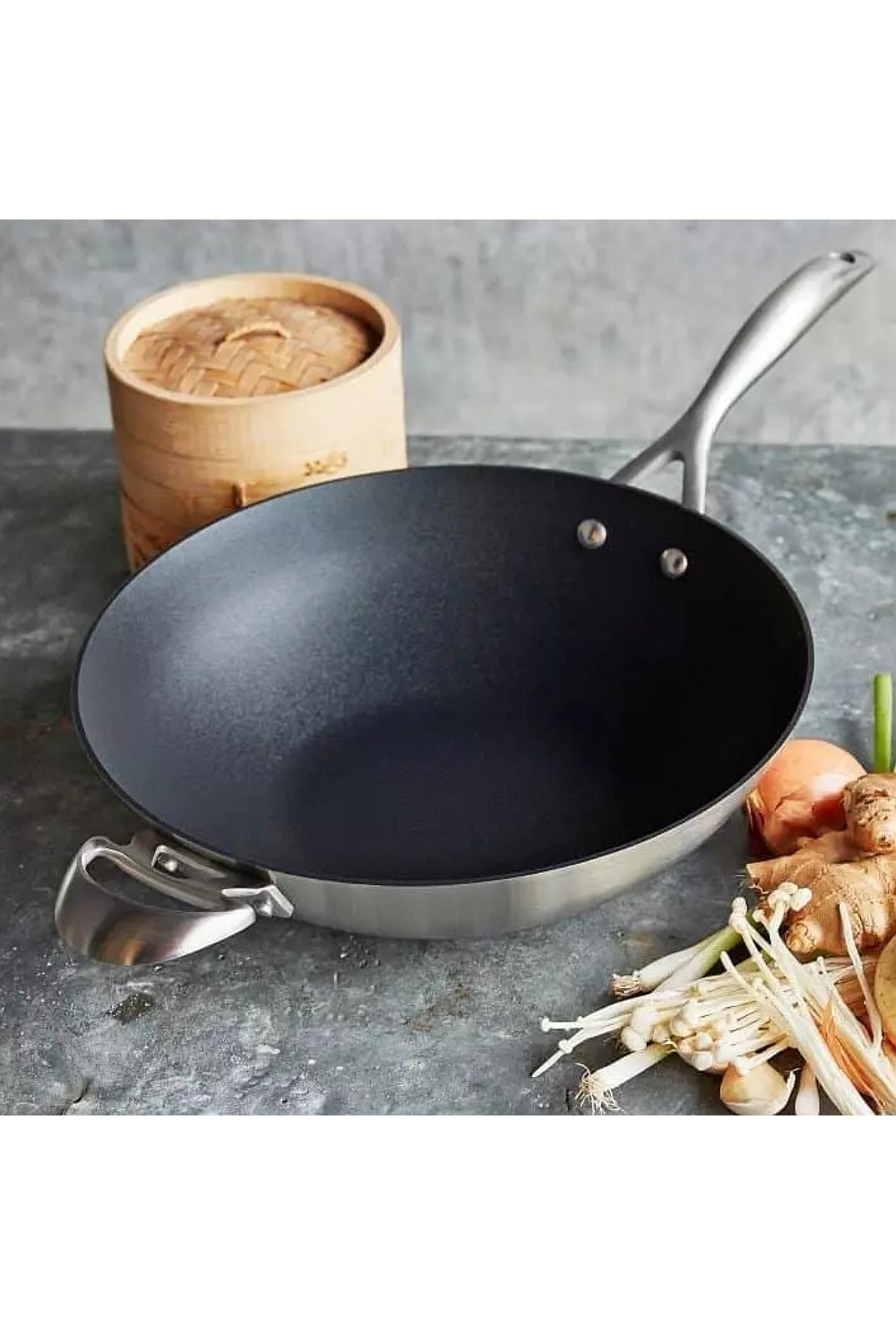 Stainless Steel Wok 32cm