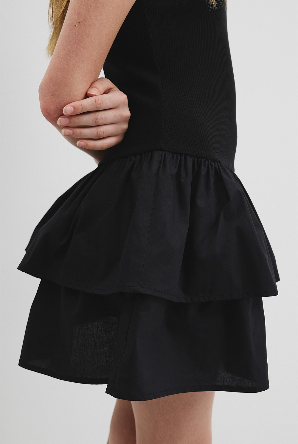 Teen Ruffle Mini Dress