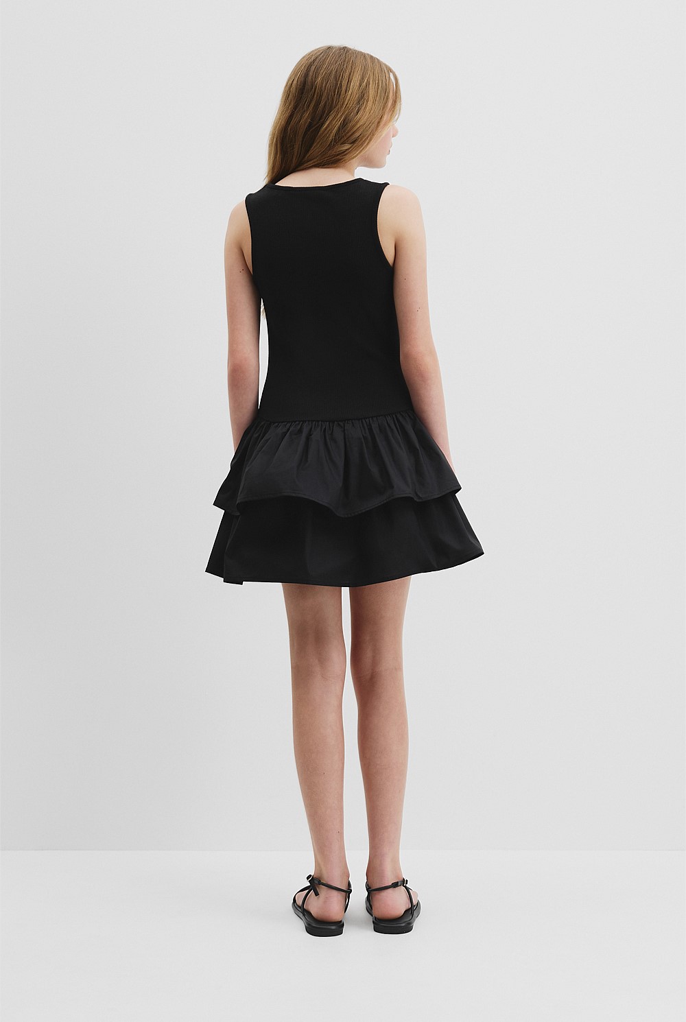 Teen Ruffle Mini Dress