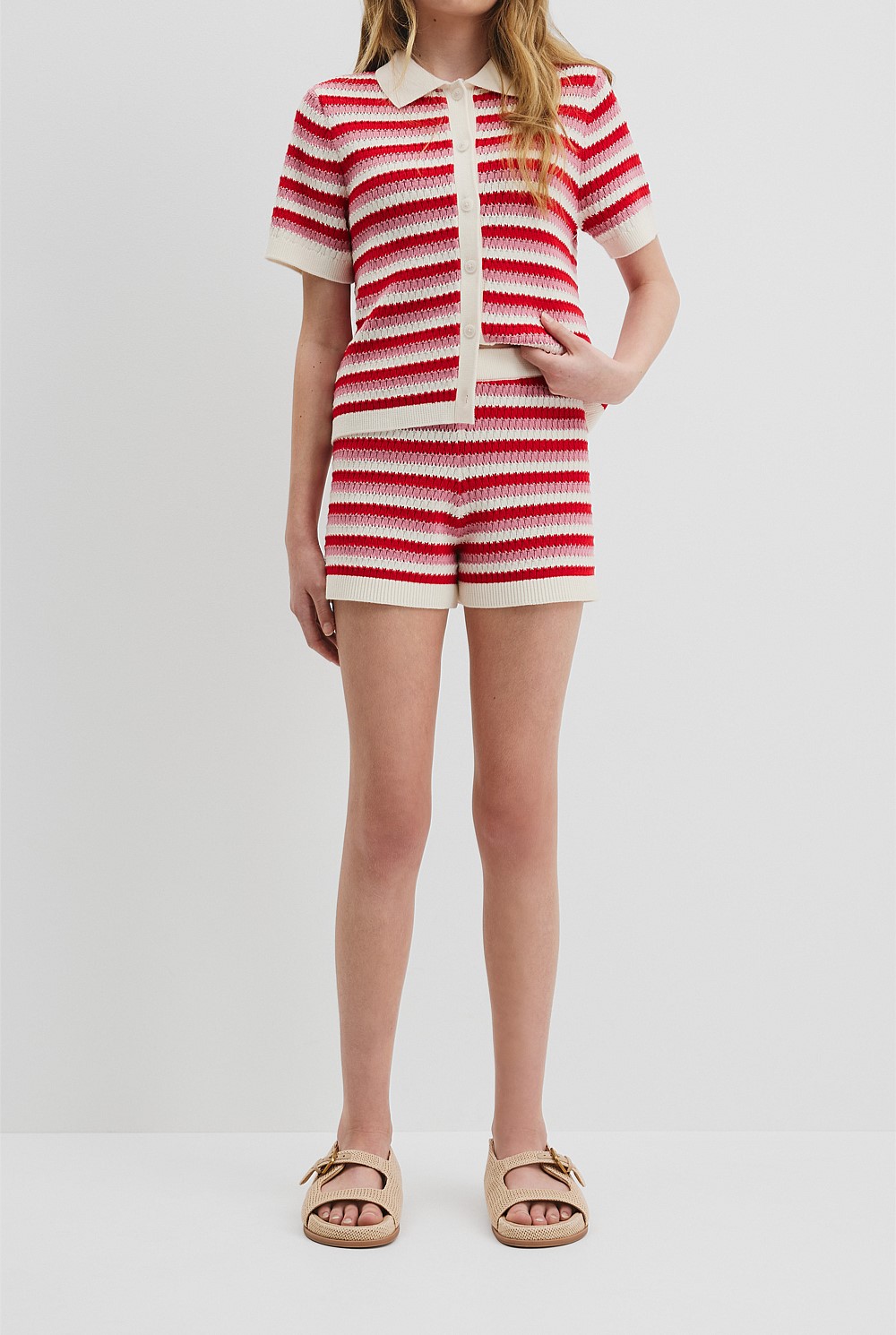 Organically Grown Cotton Knit Short