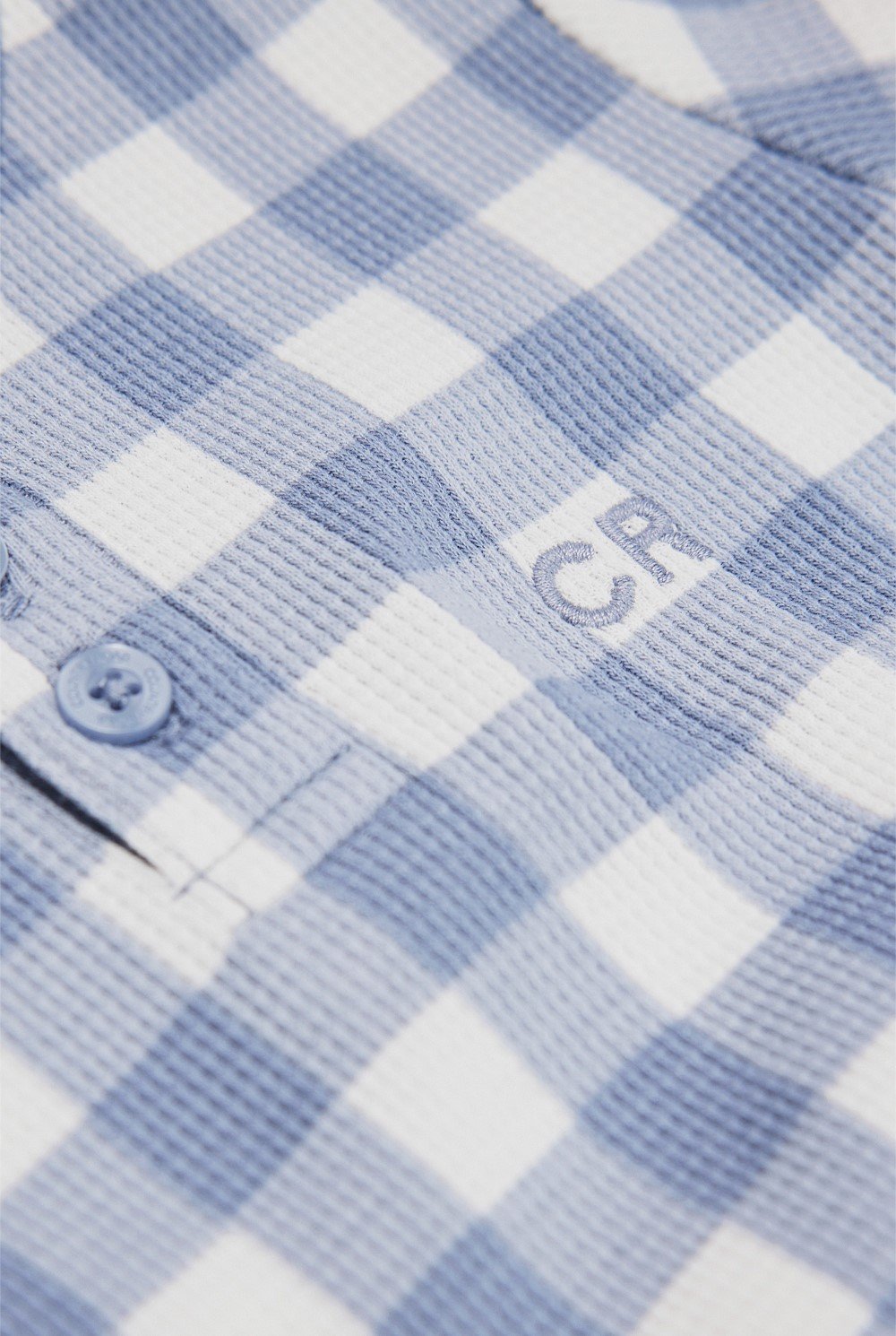 Gingham Short Sleeve Bodysuit