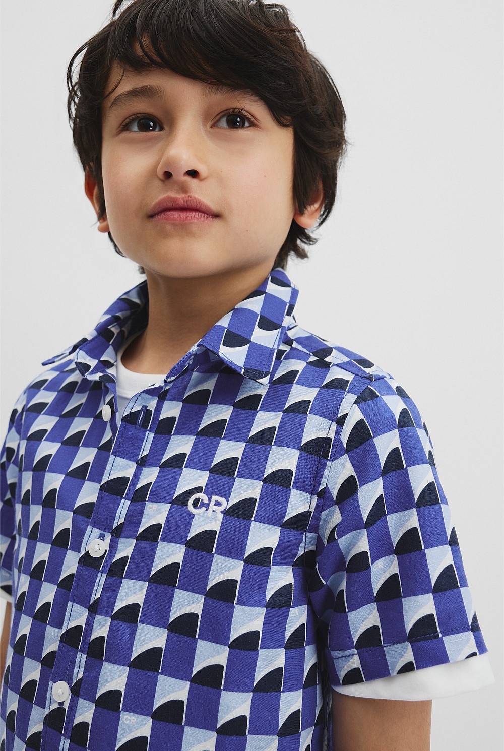 Geometric Print Shirt