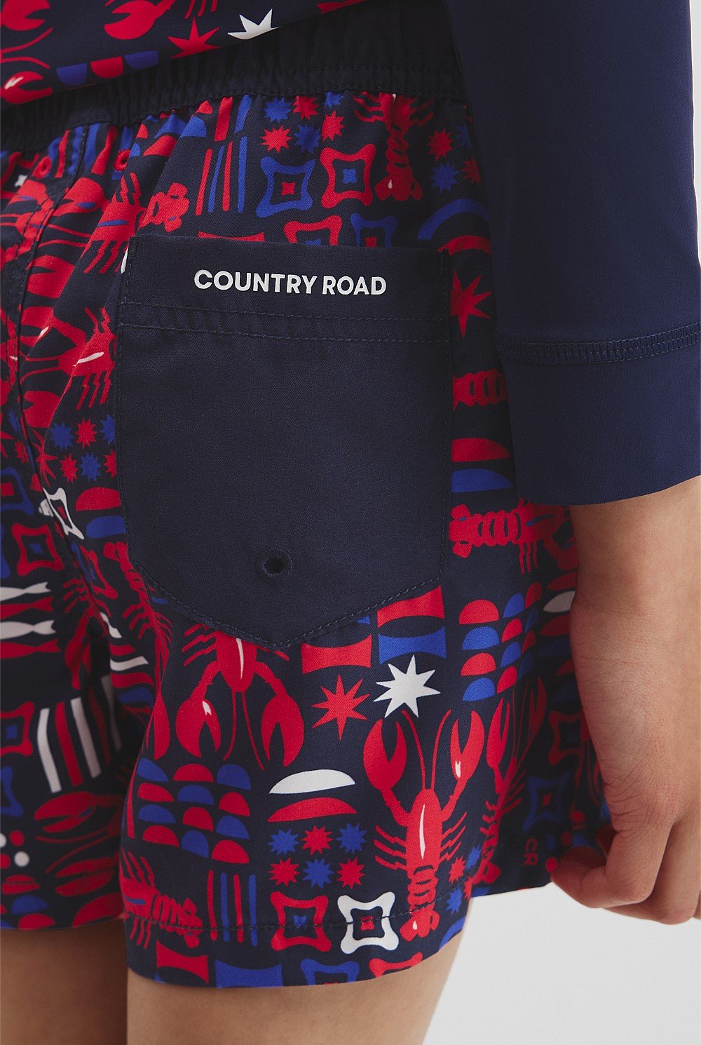 Lobster Geometric Boardshort