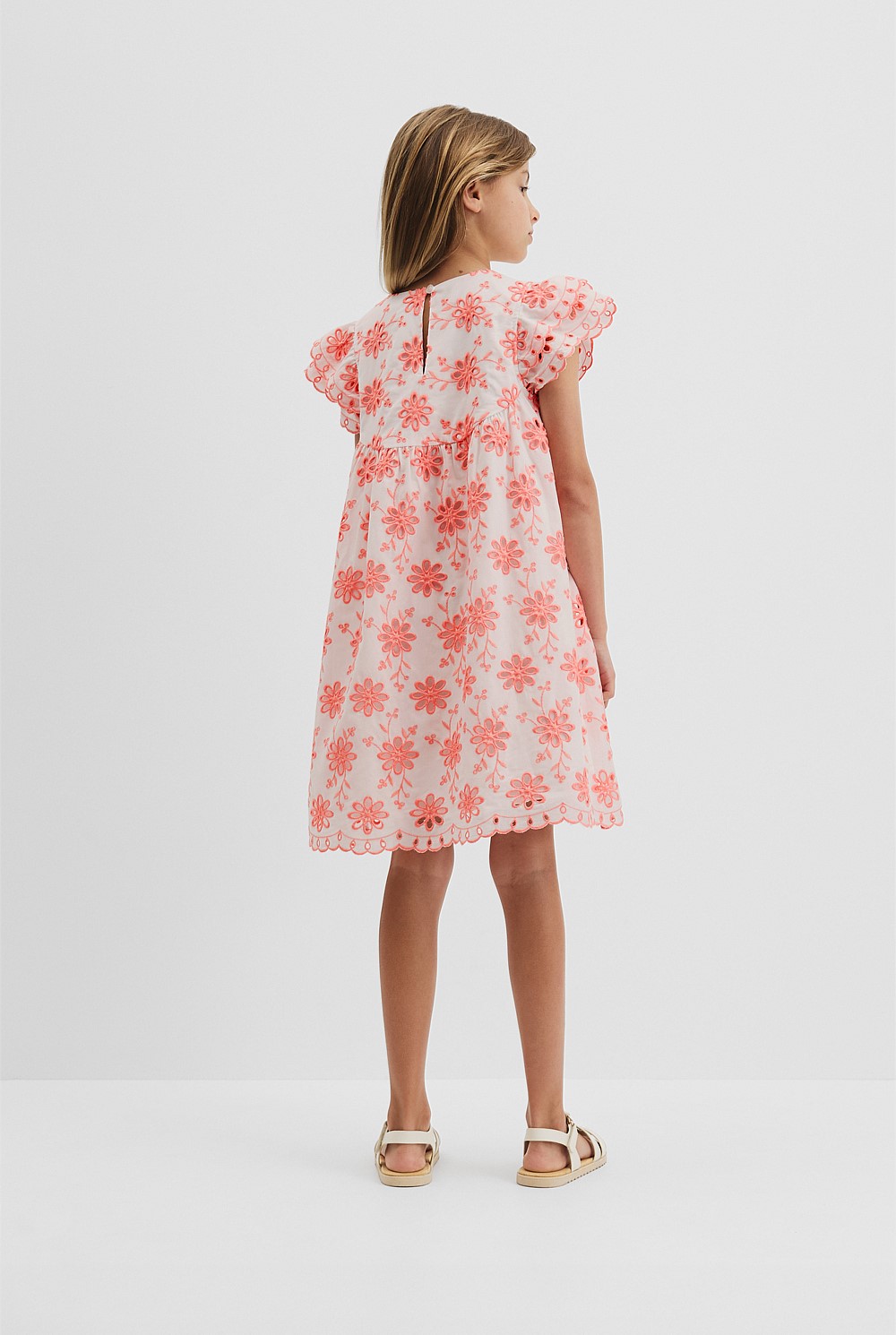 Broderie Frill Dress