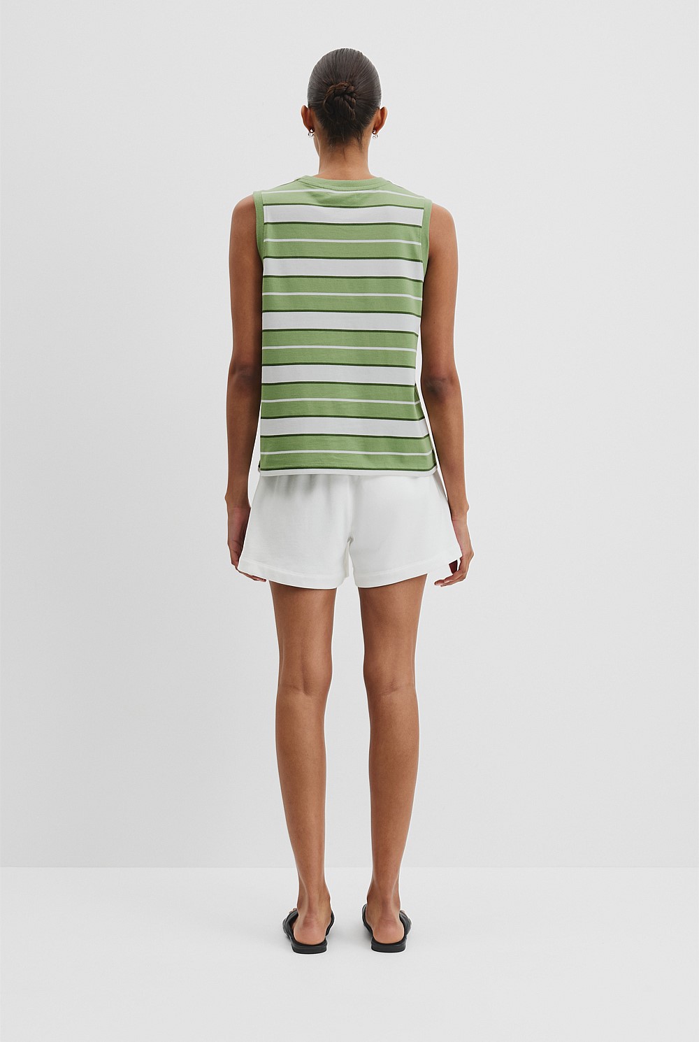 Australian Cotton Stripe CR Tank