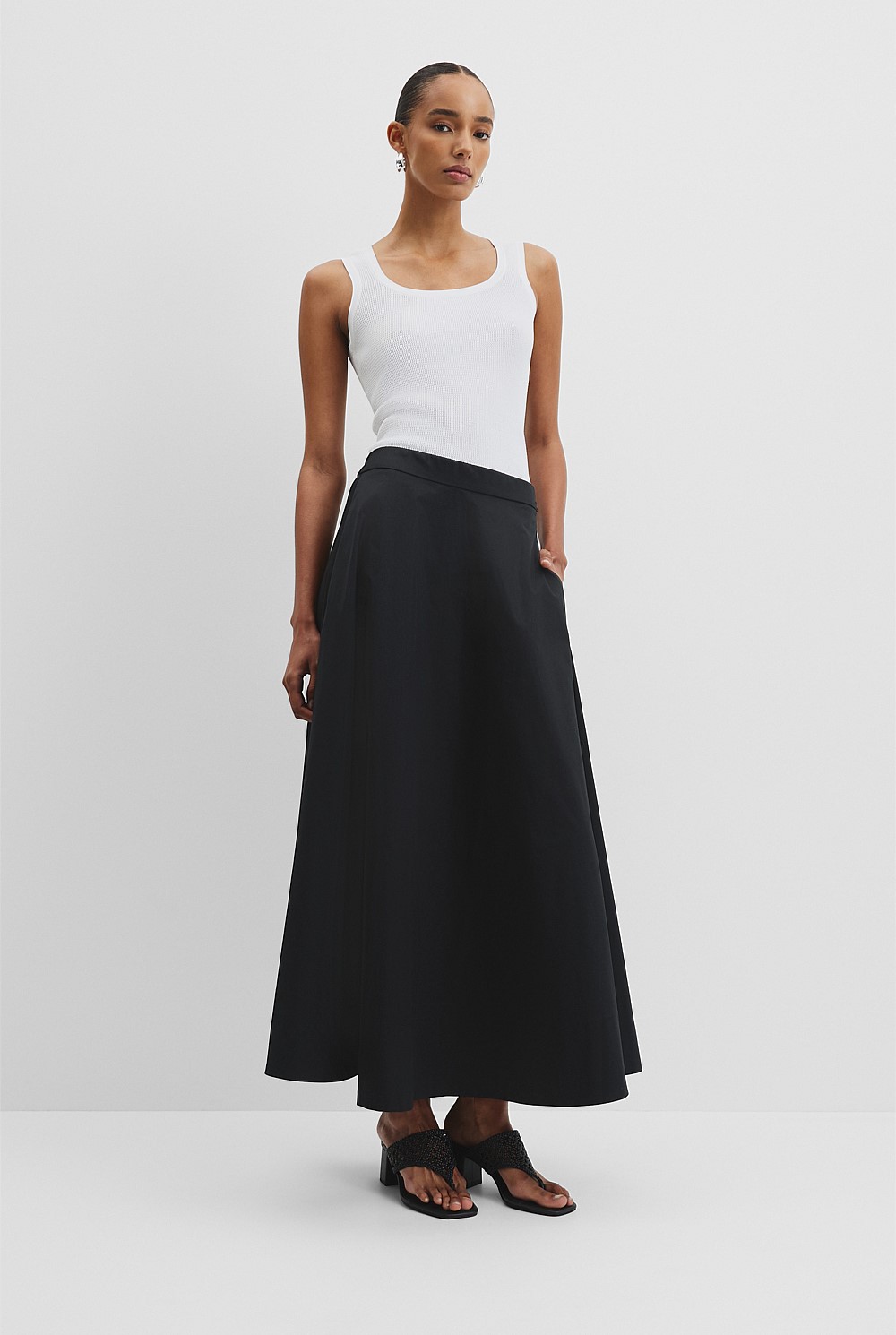 Waffle Crew Knit Tank