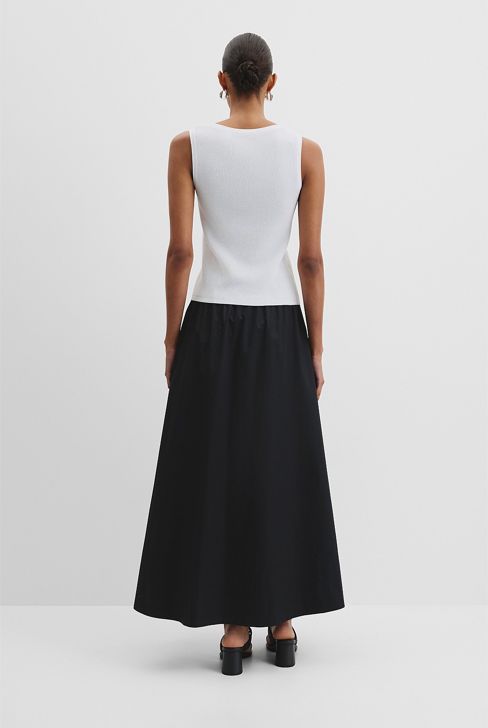 Waffle Crew Knit Tank