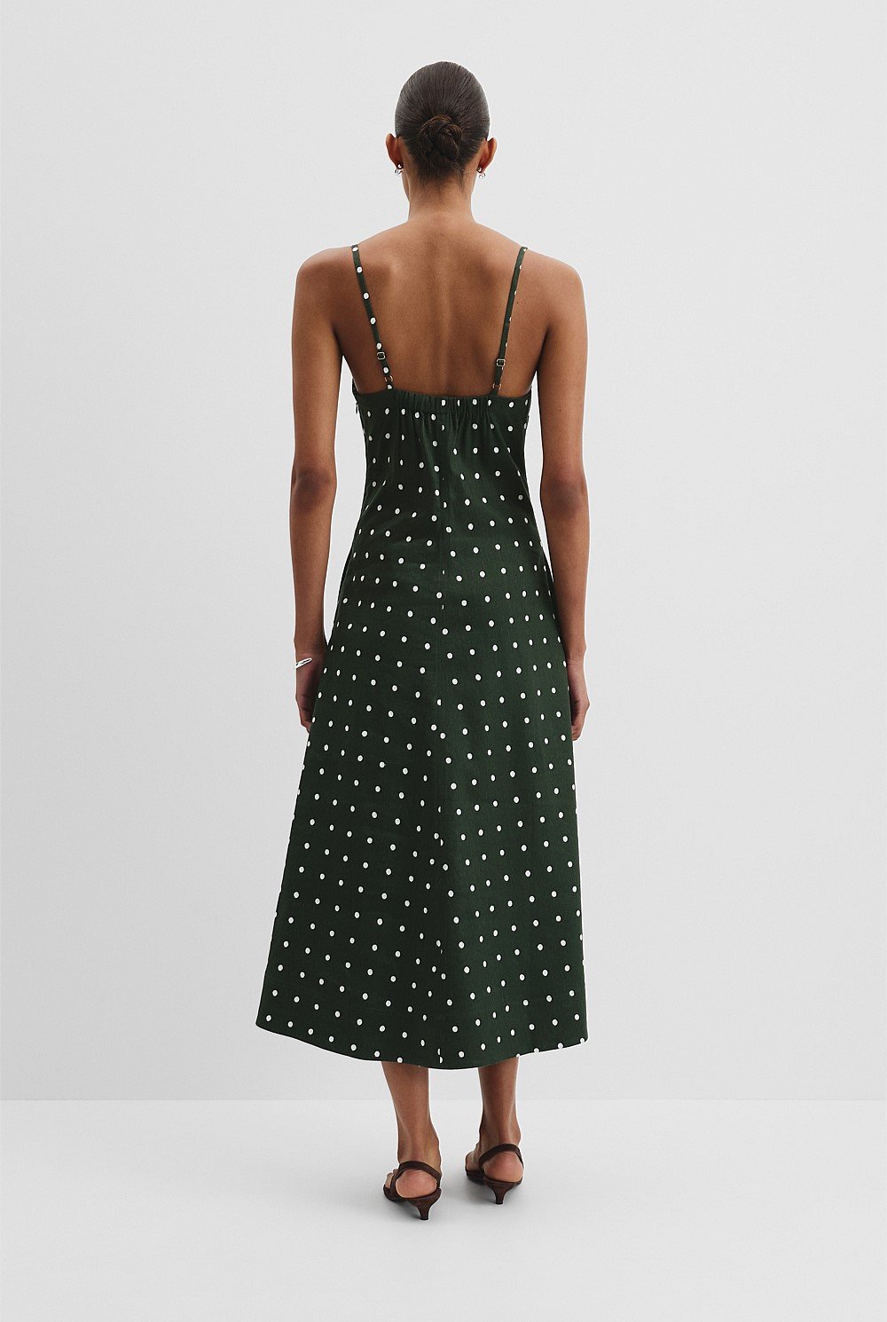 Print Stretch Slip Dress