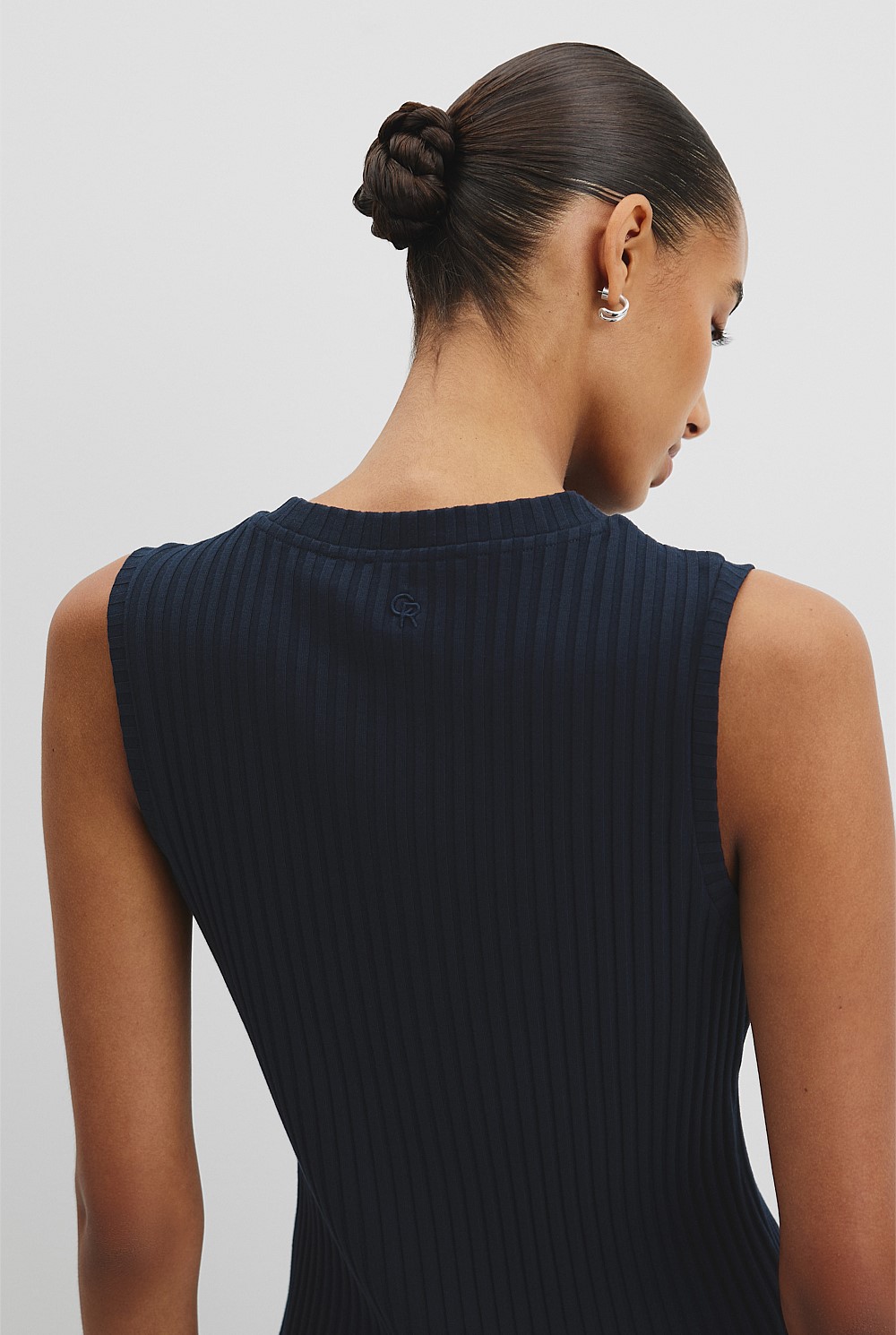 High Neck Rib Tank