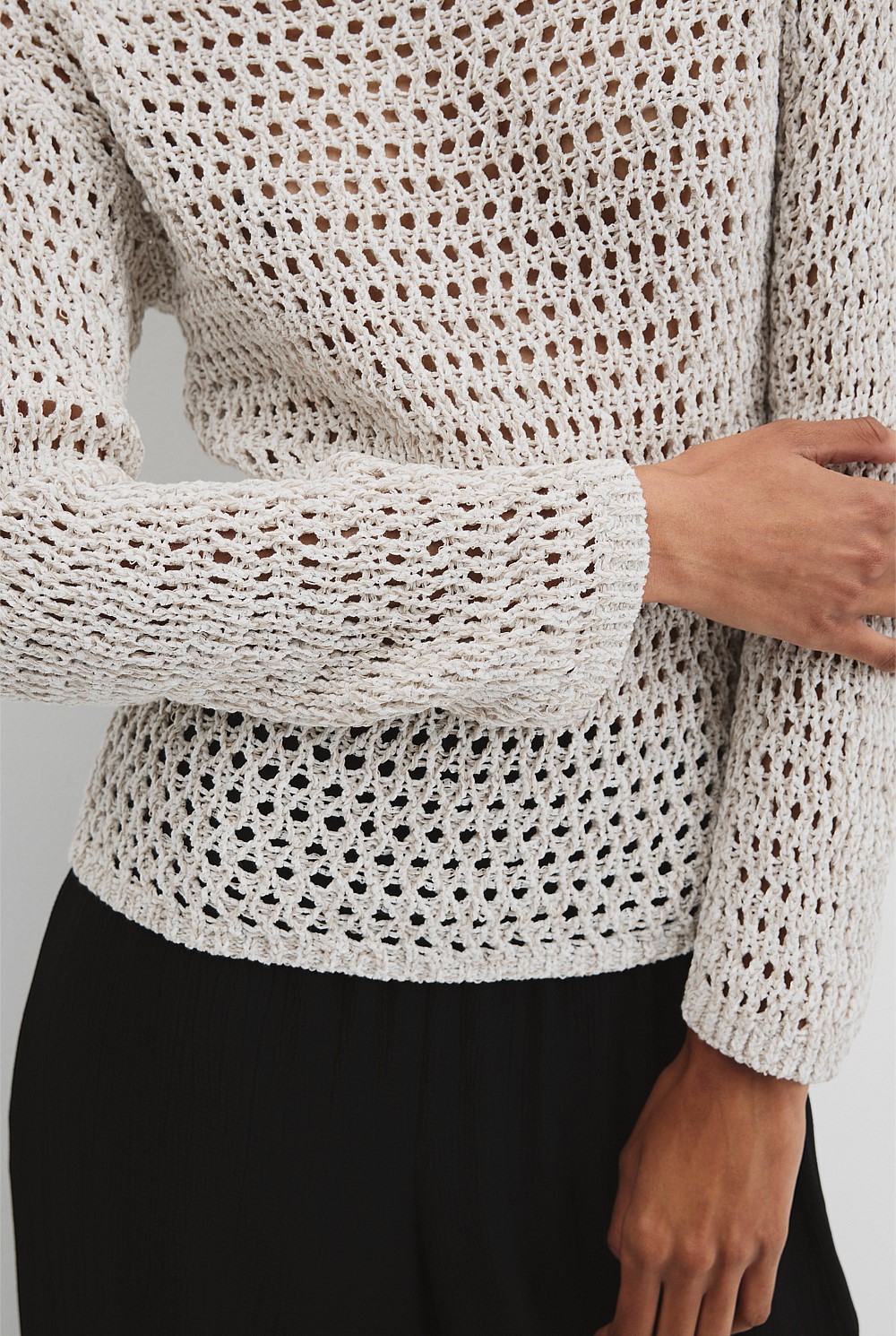 Long Sleeve Tape Knit