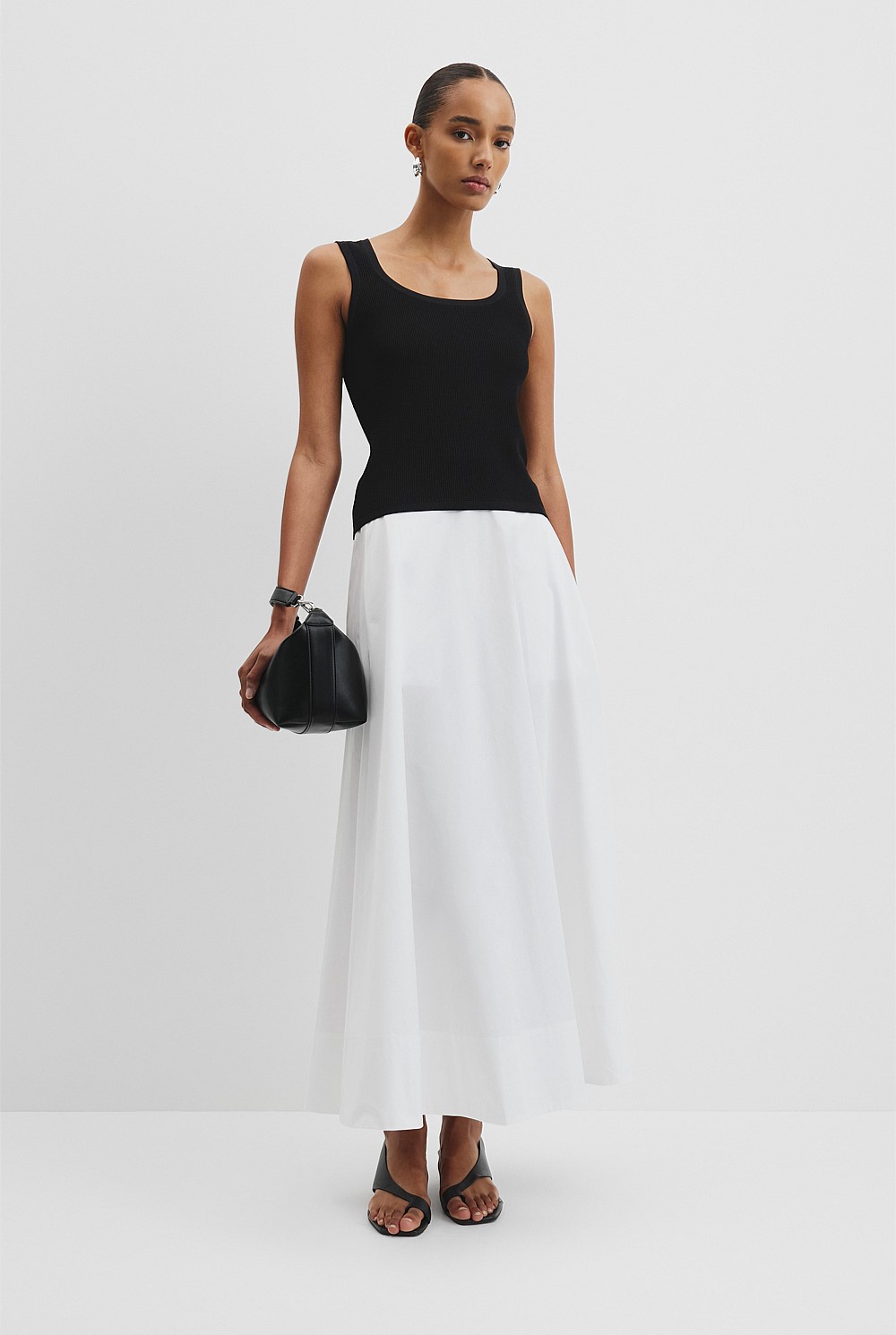 Waffle Crew Knit Tank