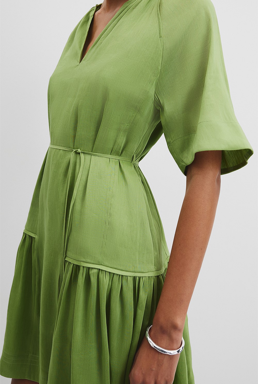 Tiered Mini Dress