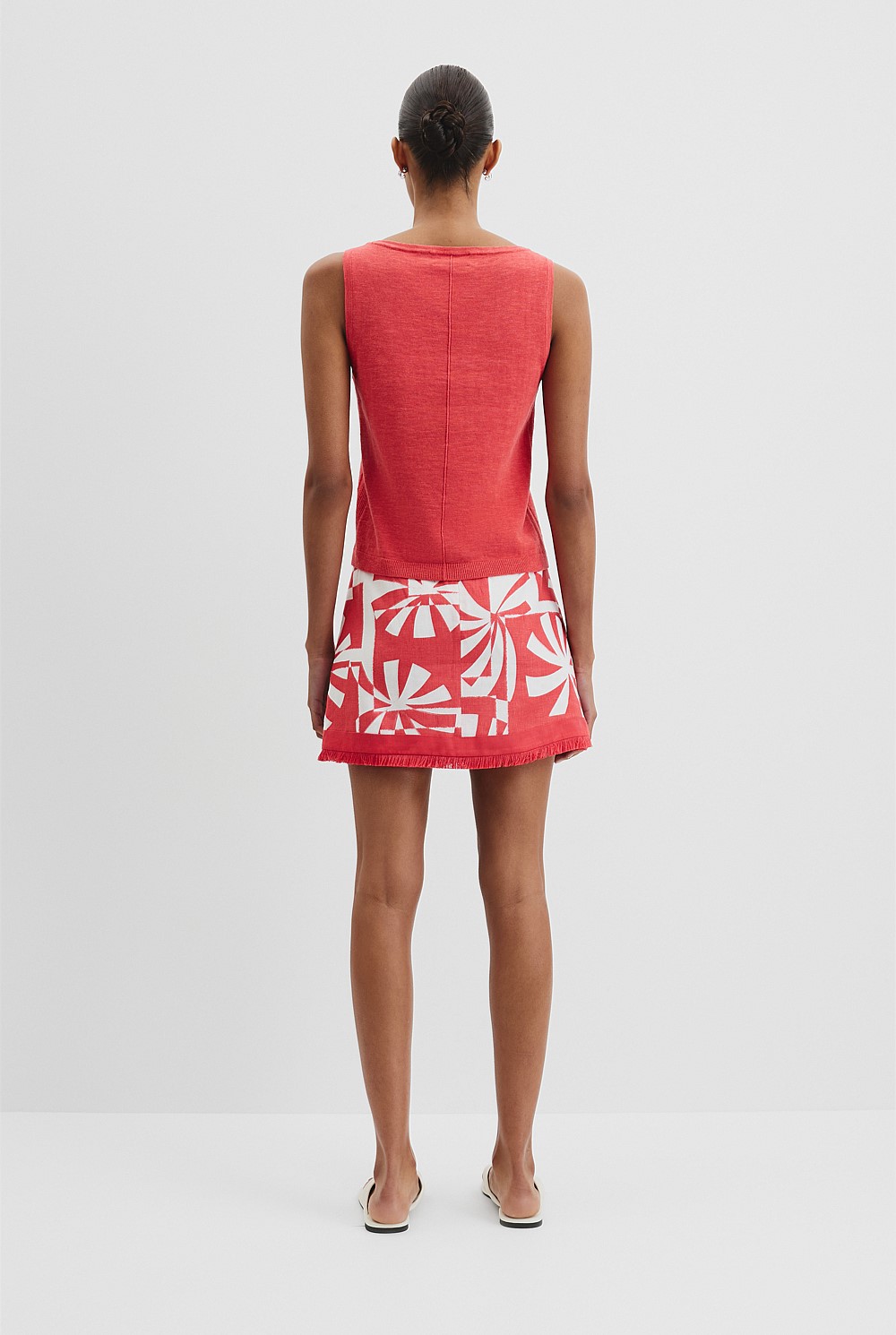 Organically Grown Cotton Linen Tank