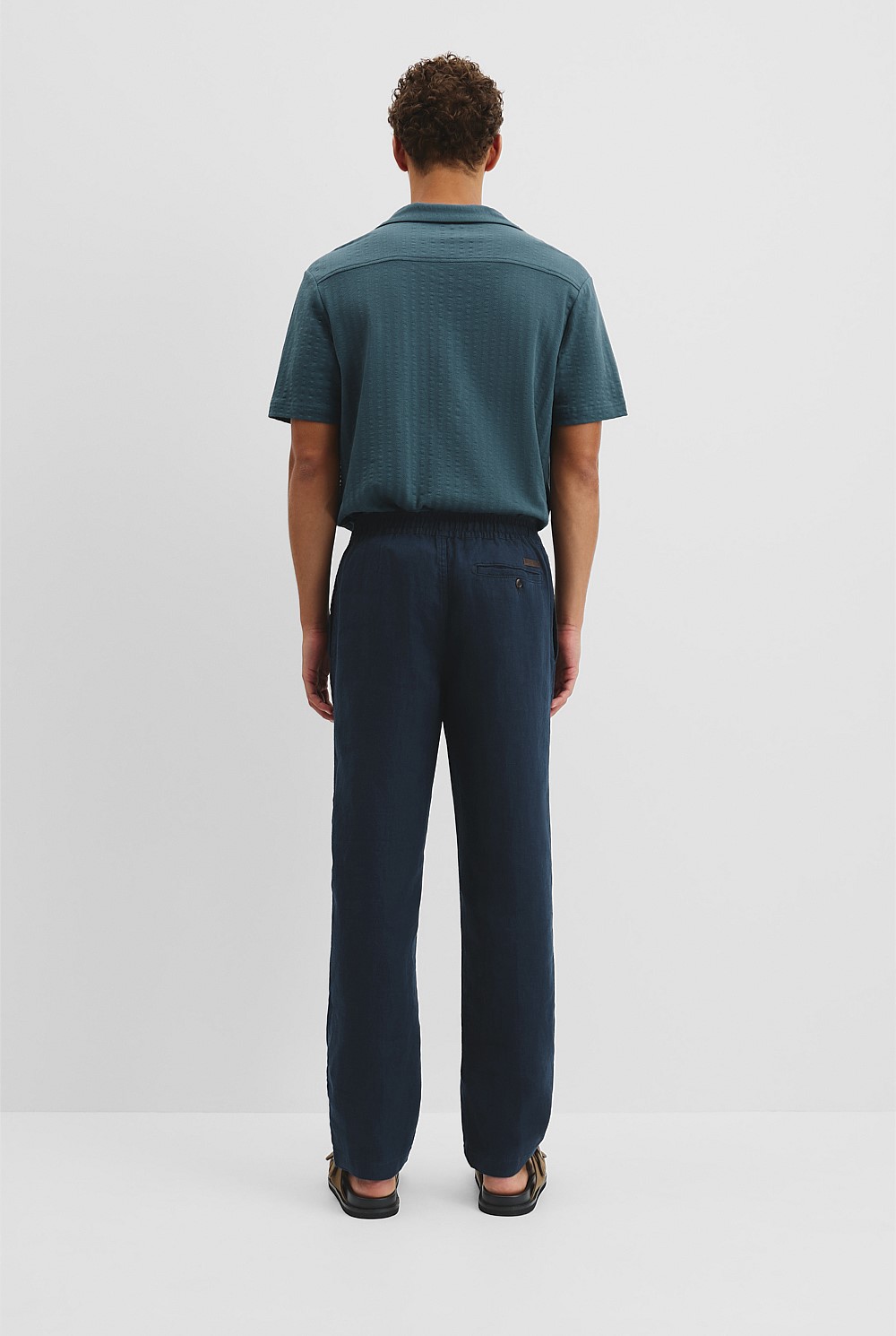 Relaxed Fit Organically Grown Linen Discord Pant
