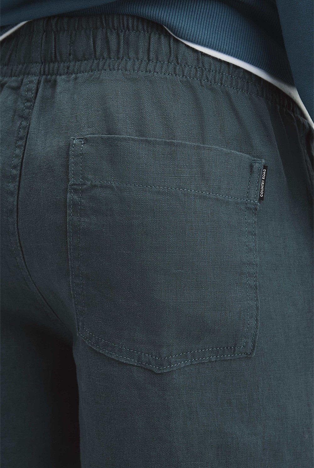 Organically Grown Linen Drawcord Short