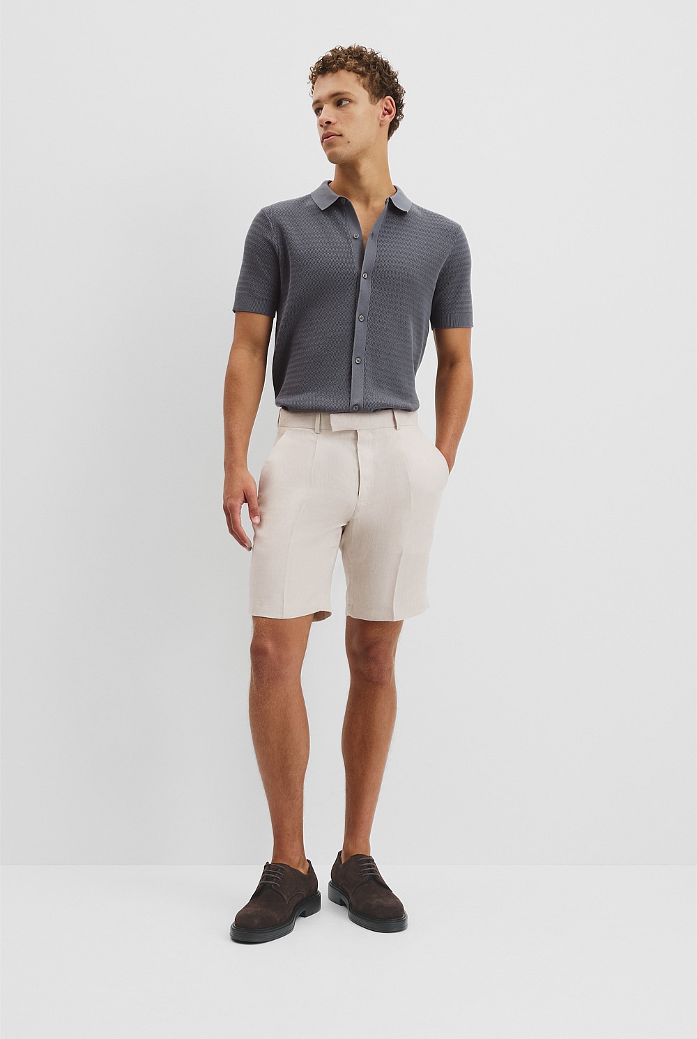 Organic Cotton Wave Knit Shirt