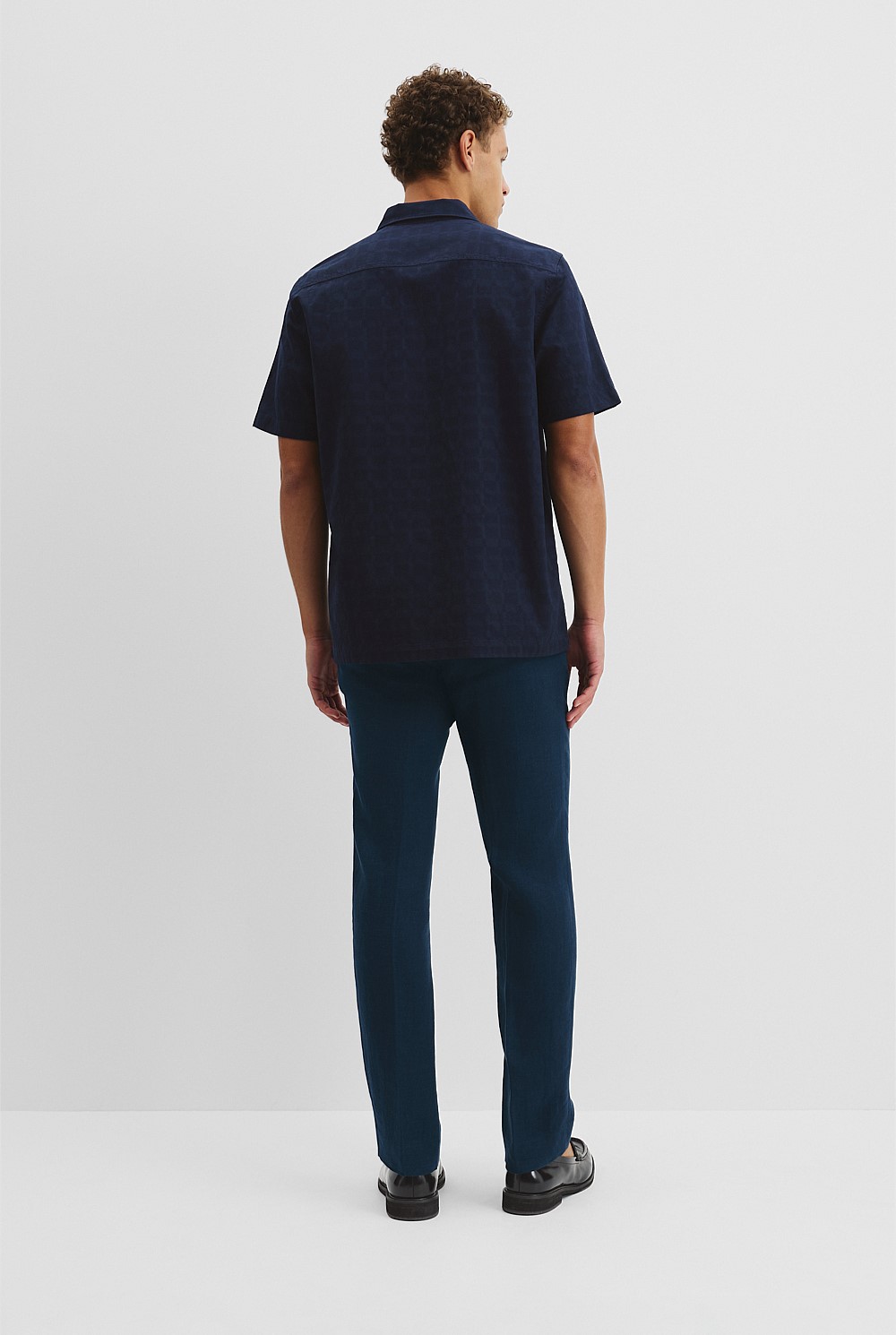 Relaxed Cotton Linen Textured Shirt