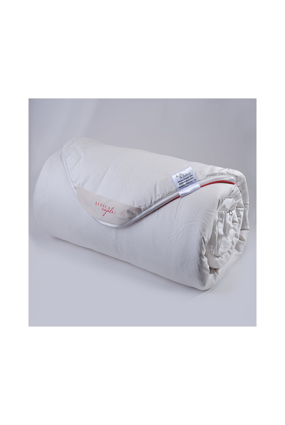 Kelly & Windsor Alpaca Royale All-seasons Quilt Set (2 Quilts), White. - Double