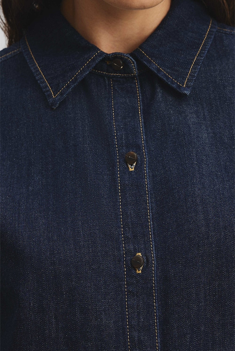 Long Sleeve Denim Shirt