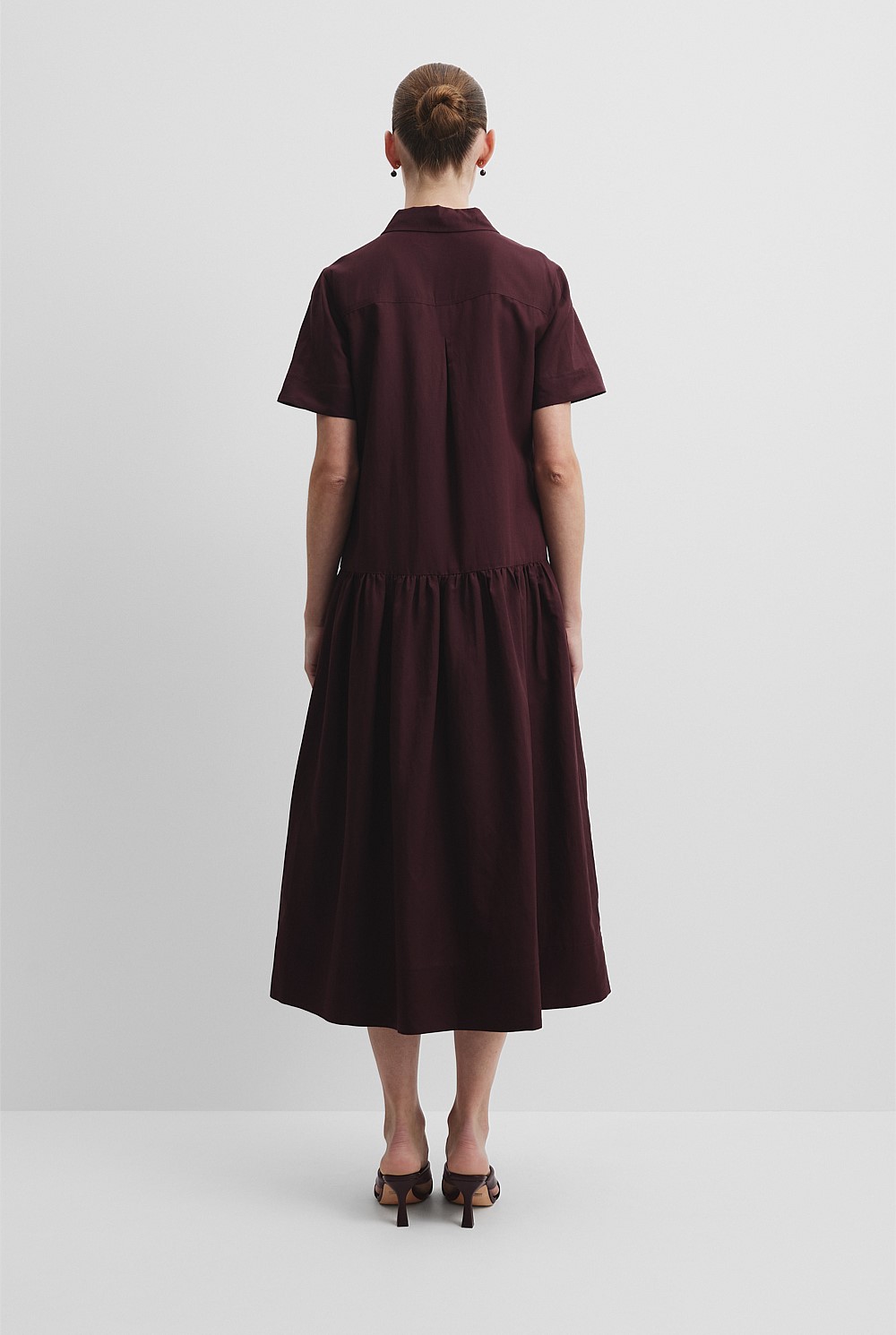 Flared Shirt Dress