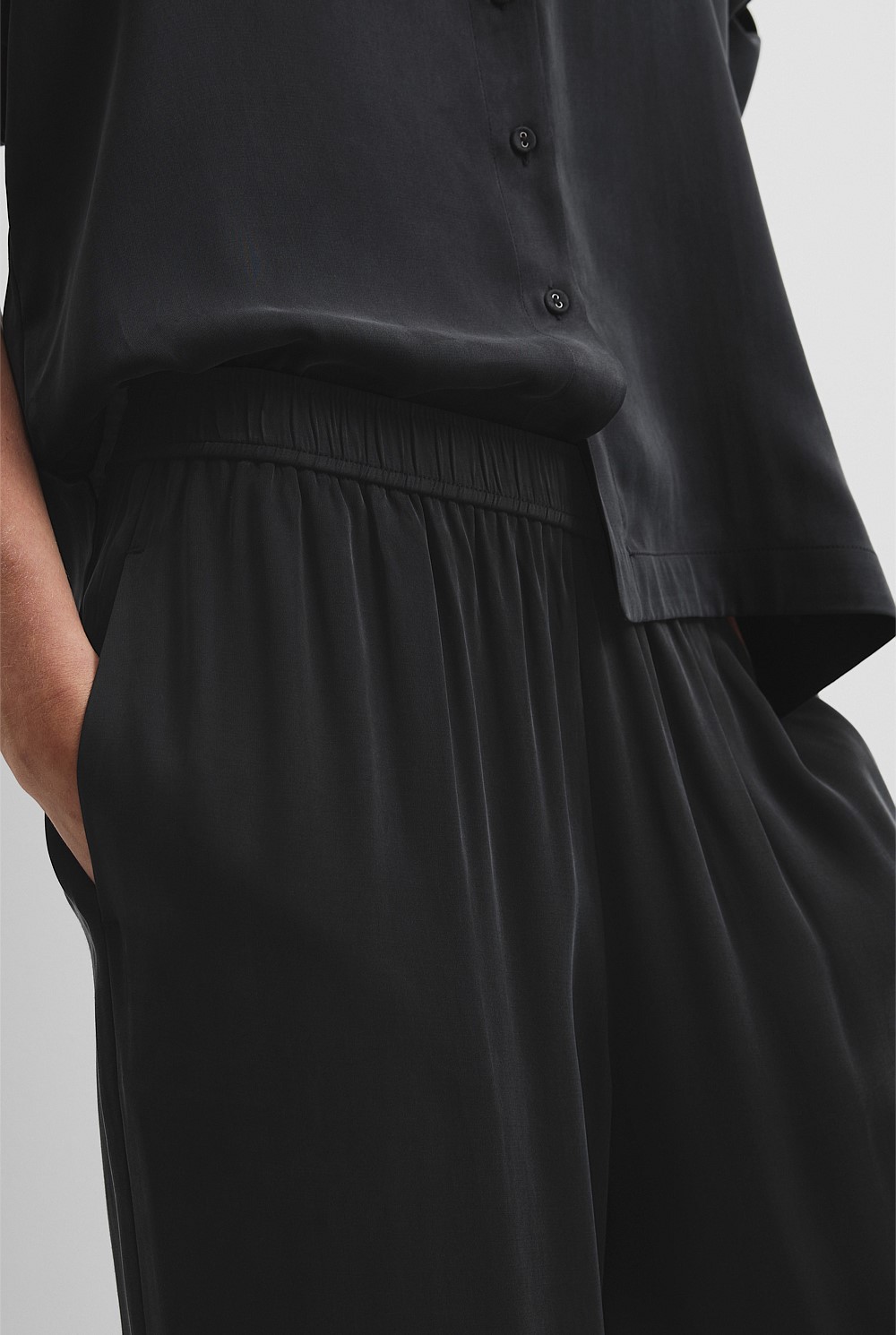 Pull On Cupro Pant