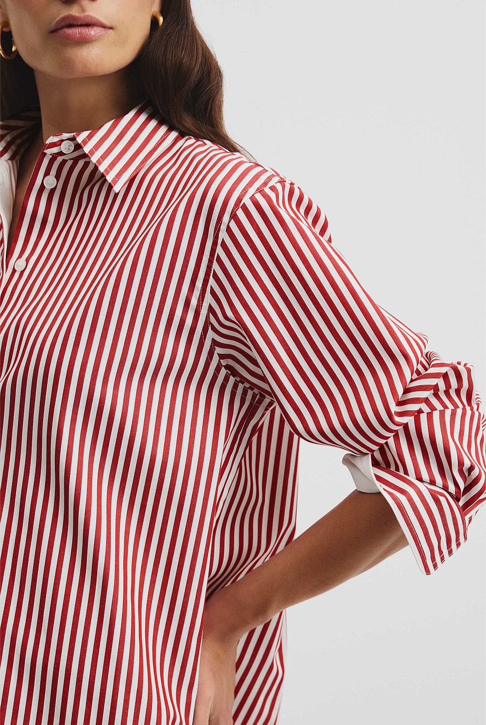 Australian Cotton Classic Stripe Shirt