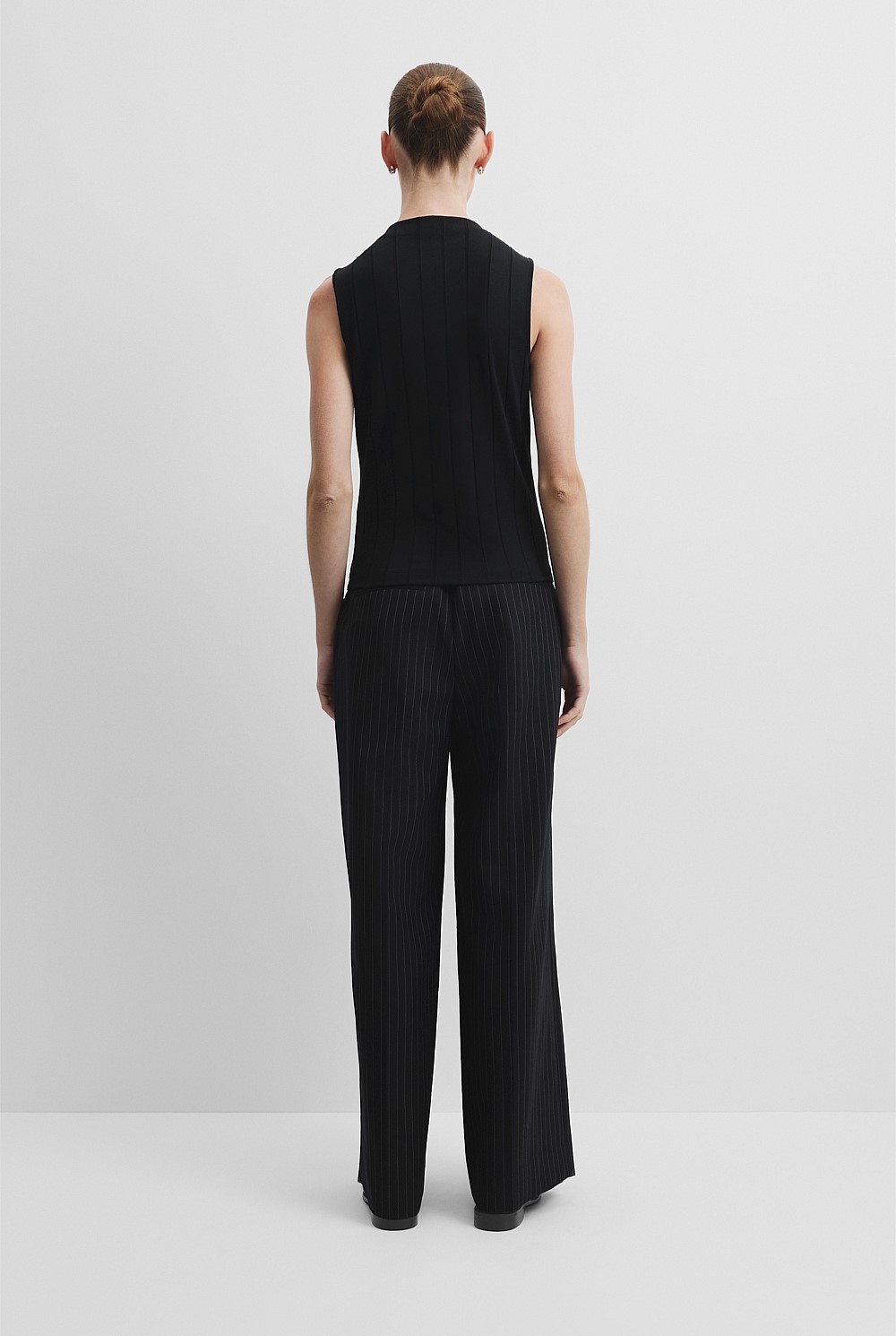 Mock Neck Rib Tank