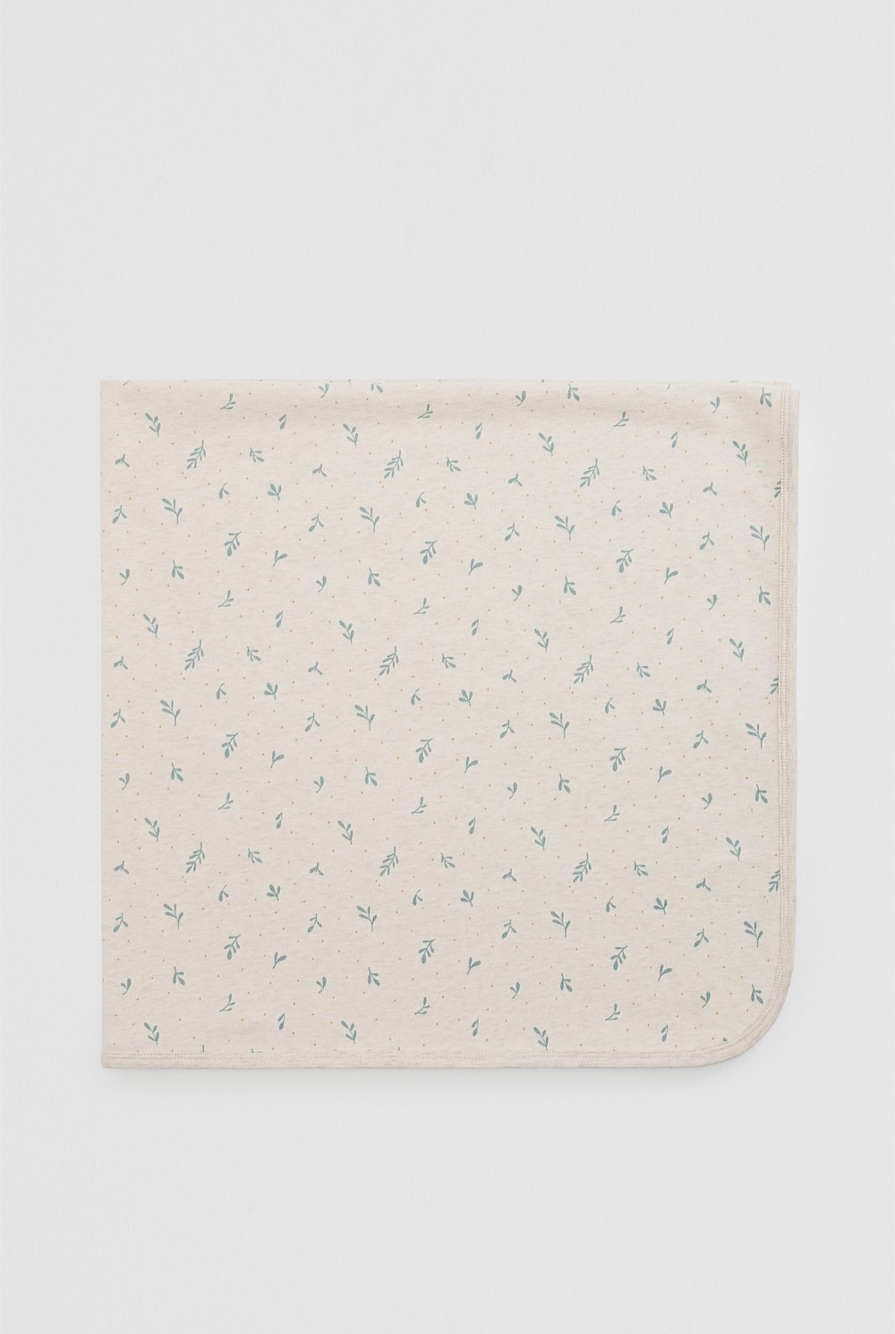 Organically Grown Cotton Blend Newborn Blanket