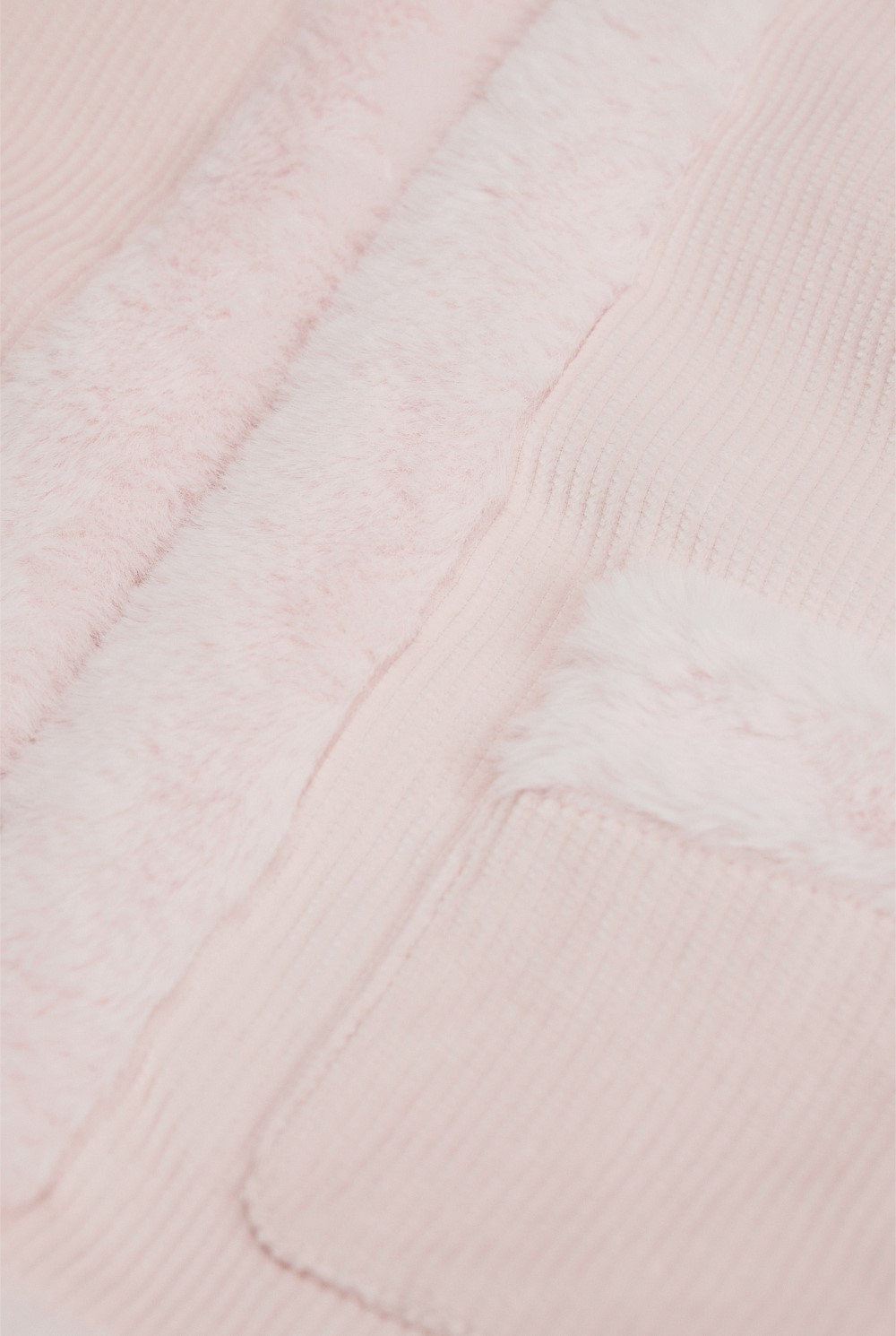 Reverse Faux Fur Vest
