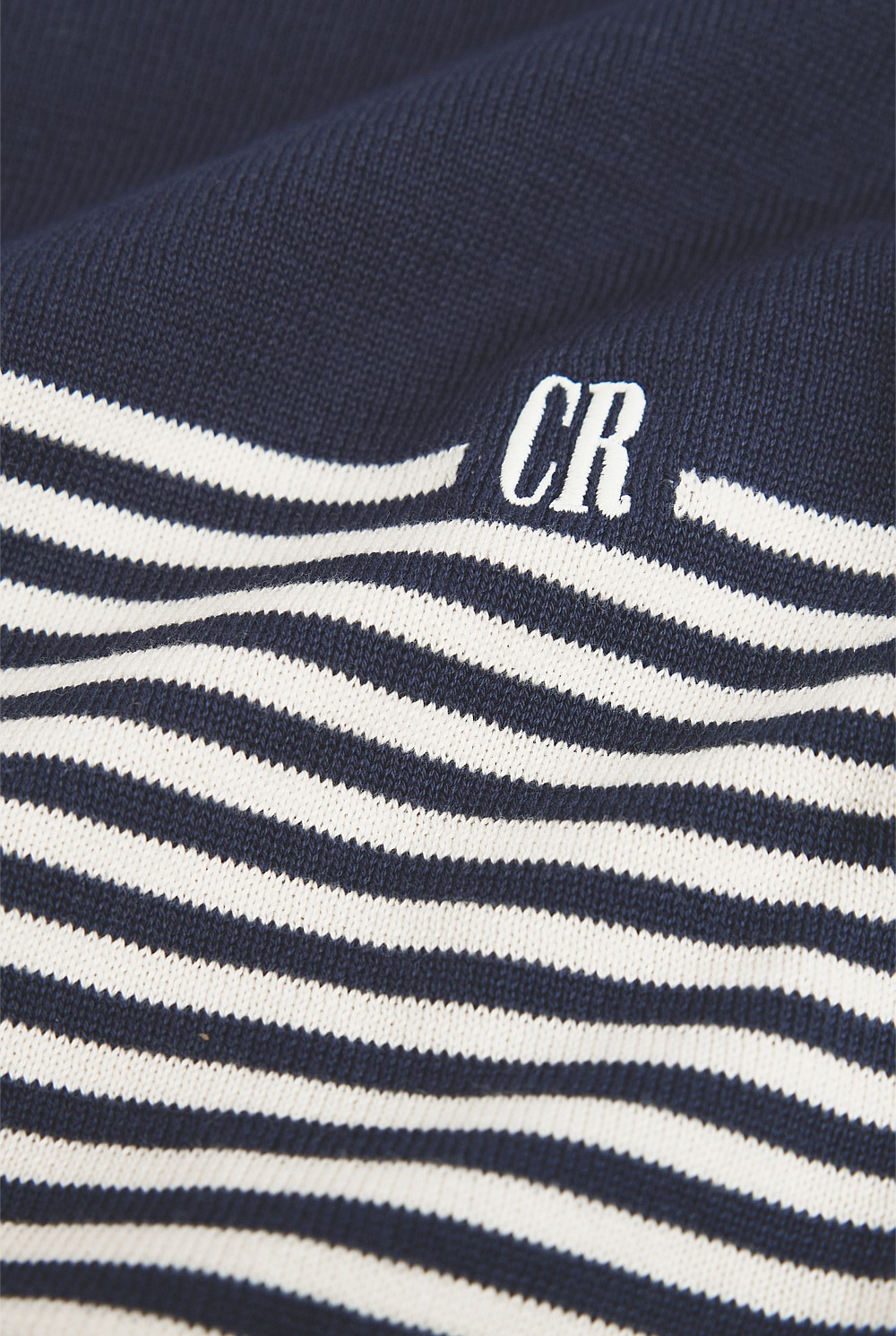 Stripe Country Road Logo Knit
