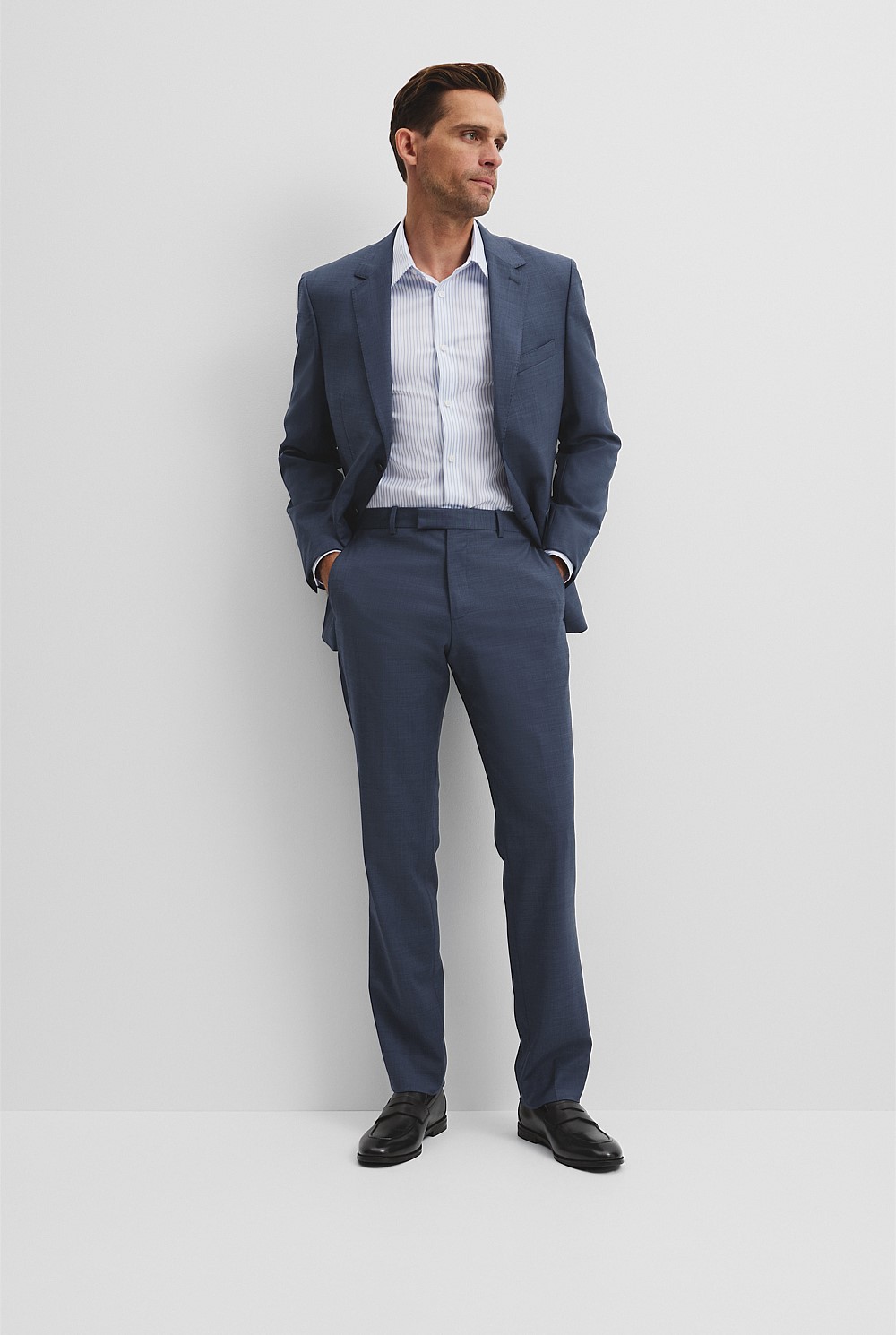 Regular Wool Blend Pant