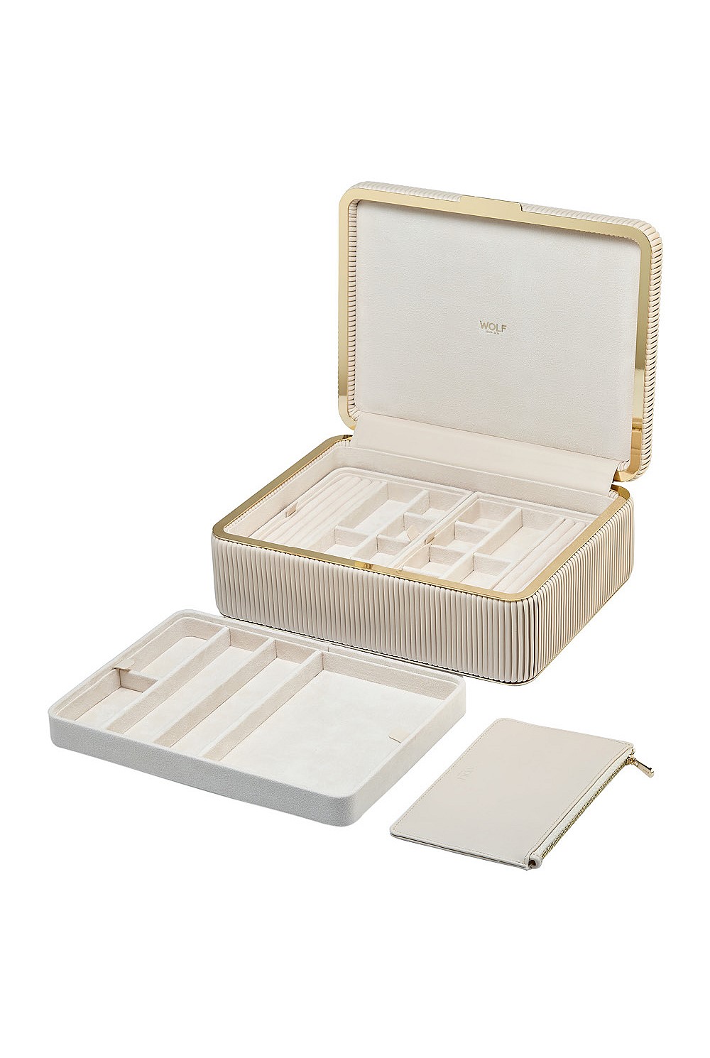 Bella Large Jewellery Box Bone