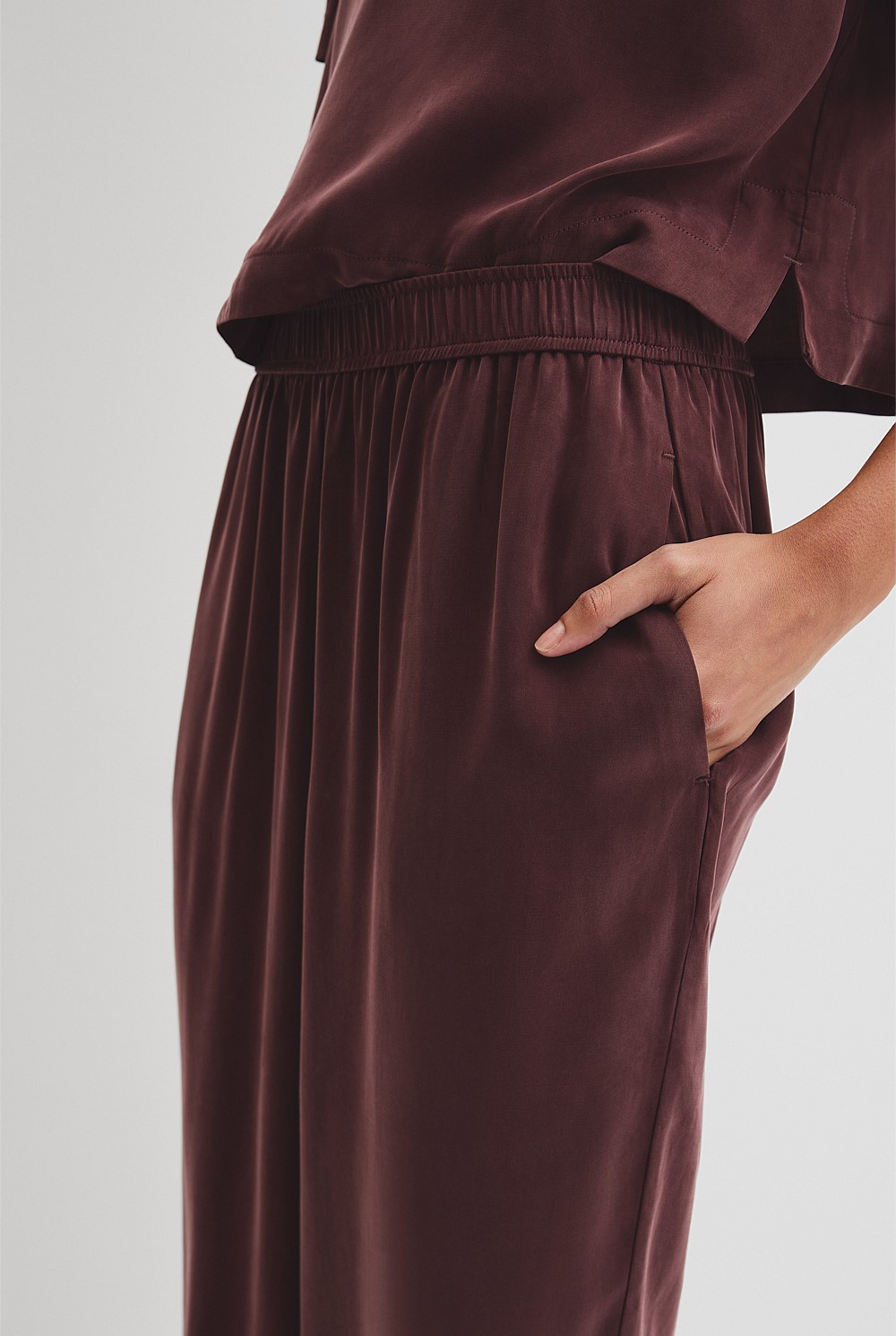 Pull On Cupro Pant
