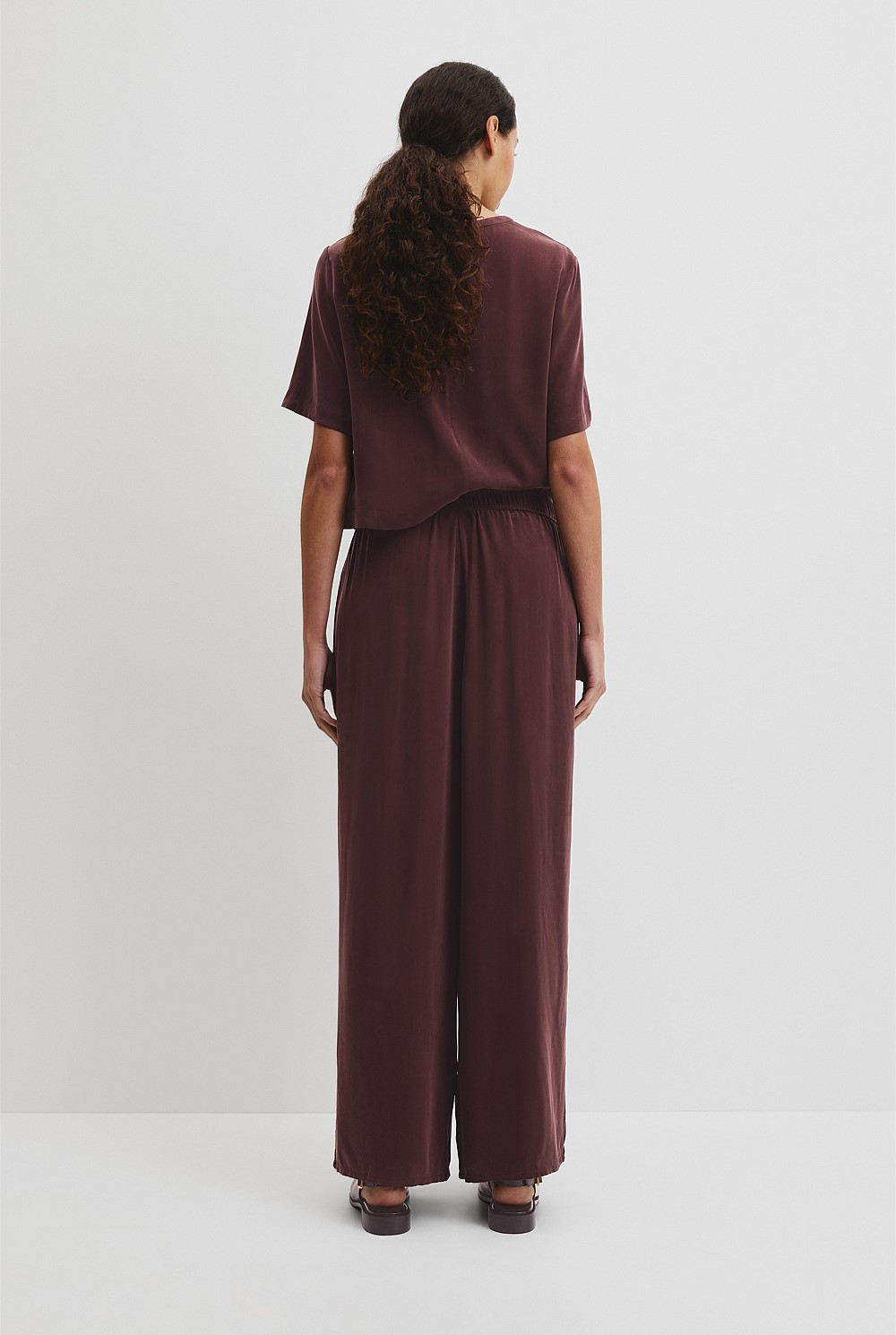 Pull On Cupro Pant