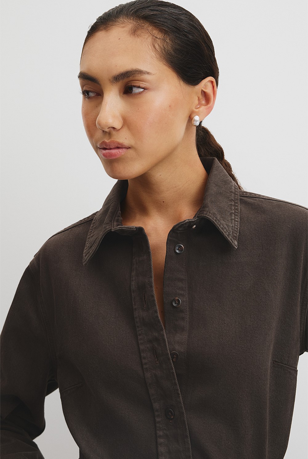 Relaxed Denim Shirt