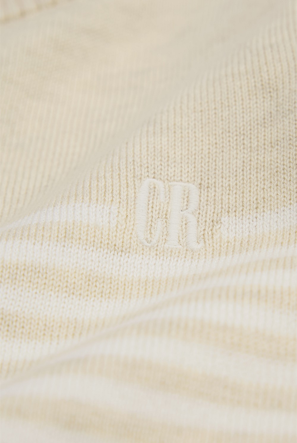 Organically Grown Cotton Logo Frilled Knit