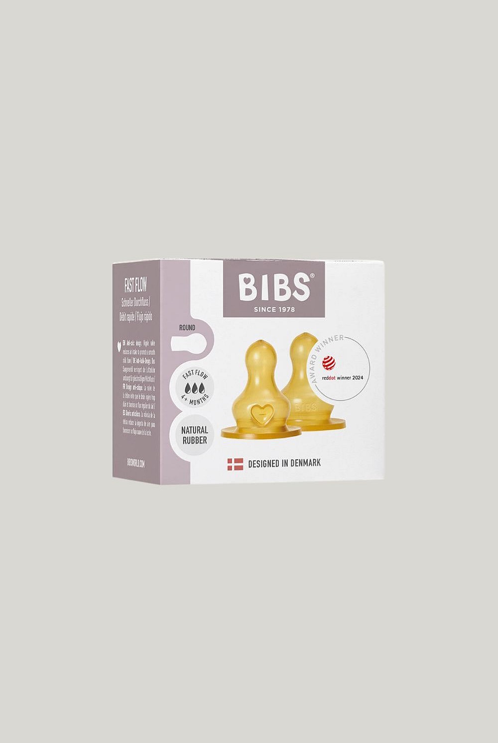 Bottle Replacement Nipple, Latex (2pk) - Fast Flow