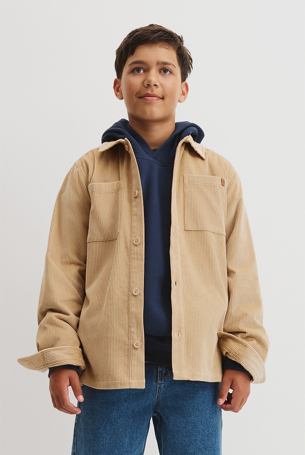 Teen Cord Shacket