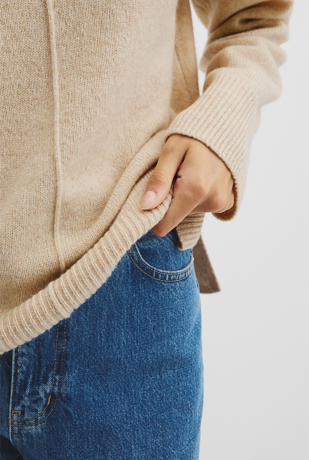 Merino Crew Neck Knit