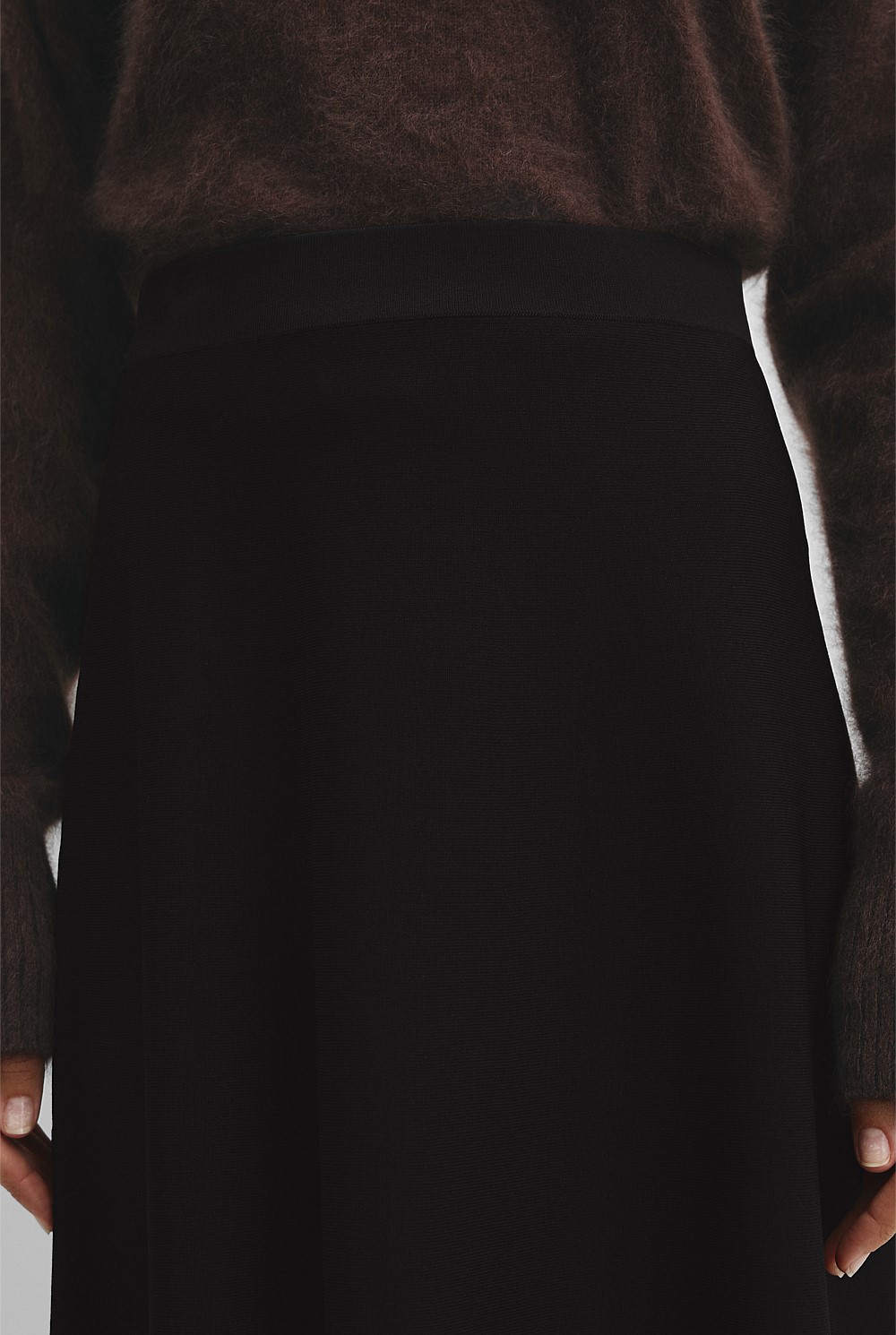Compact Knit Skirt
